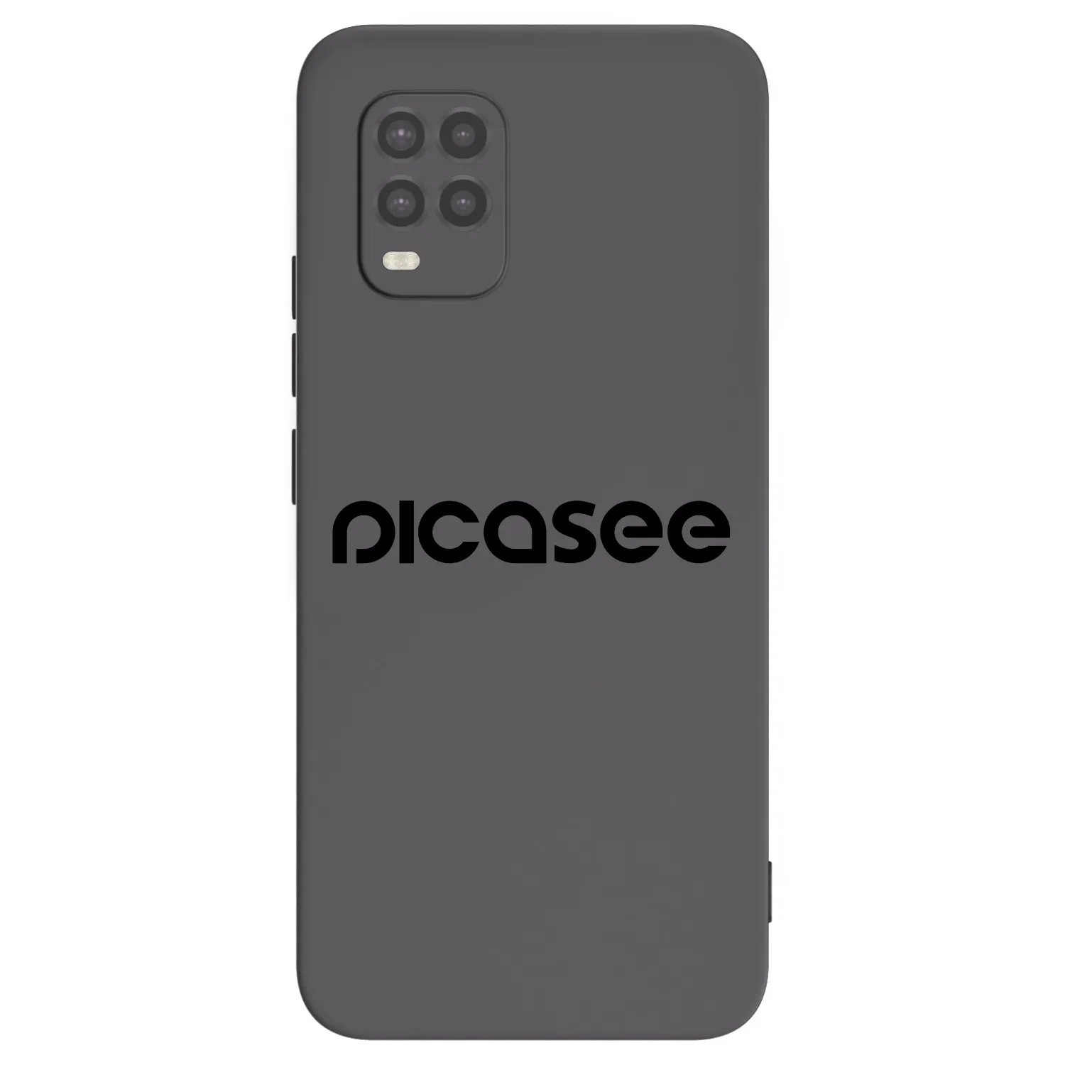 Picasee Xiaomi Mi 10 Lite Hülle - Schwarzes Silikon - Picasee - new logo - black