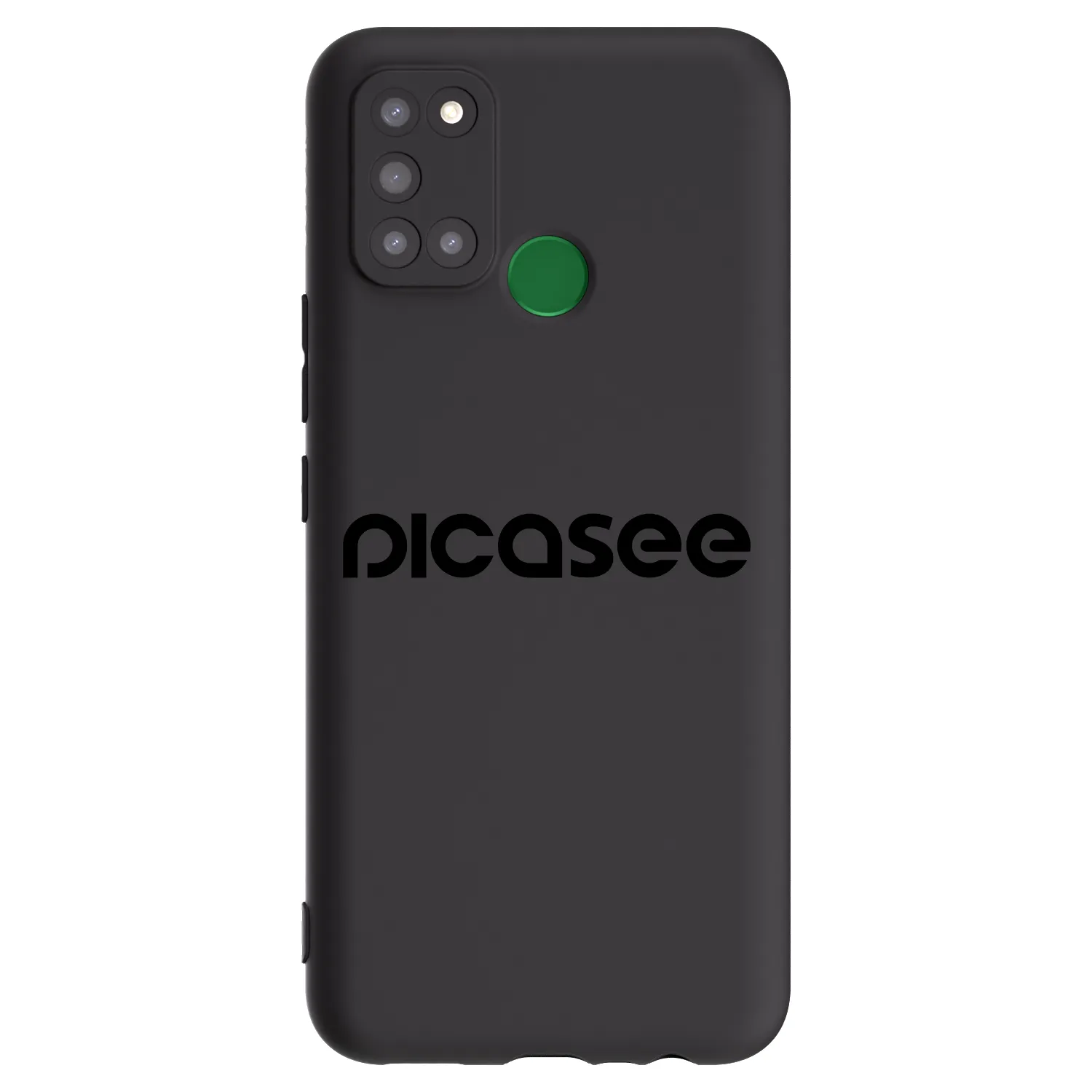 Picasee Realme 7i Hülle - Schwarzes Silikon - Picasee - new logo - black