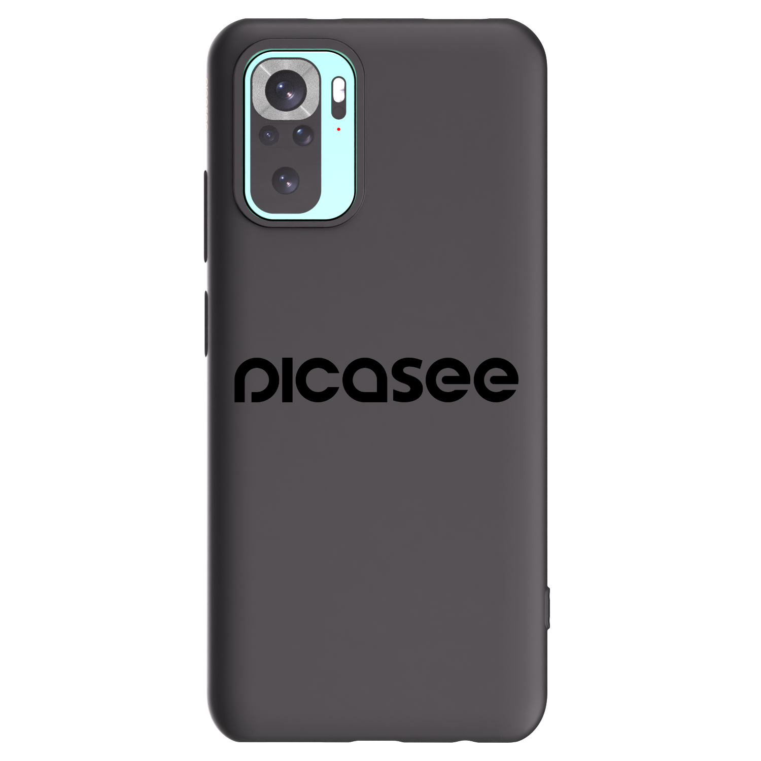 Picasee Xiaomi Redmi Note 10 Pro Hülle - Schwarzes Silikon - Picasee - new logo - black