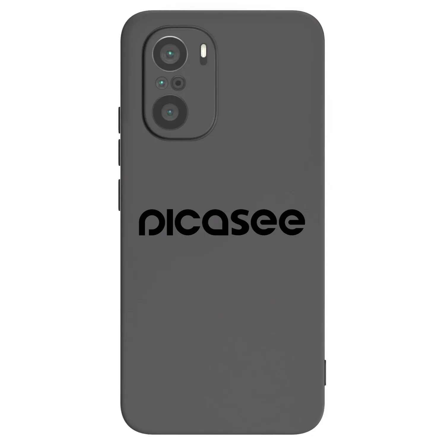 Picasee Xiaomi Poco F3 Hülle - Schwarzes Silikon - Picasee - new logo - black