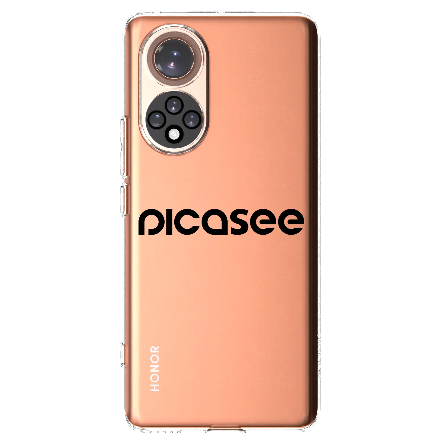 Picasee Huawei Nova 9 Hülle - Transparentes Silikon - Picasee - new logo - black