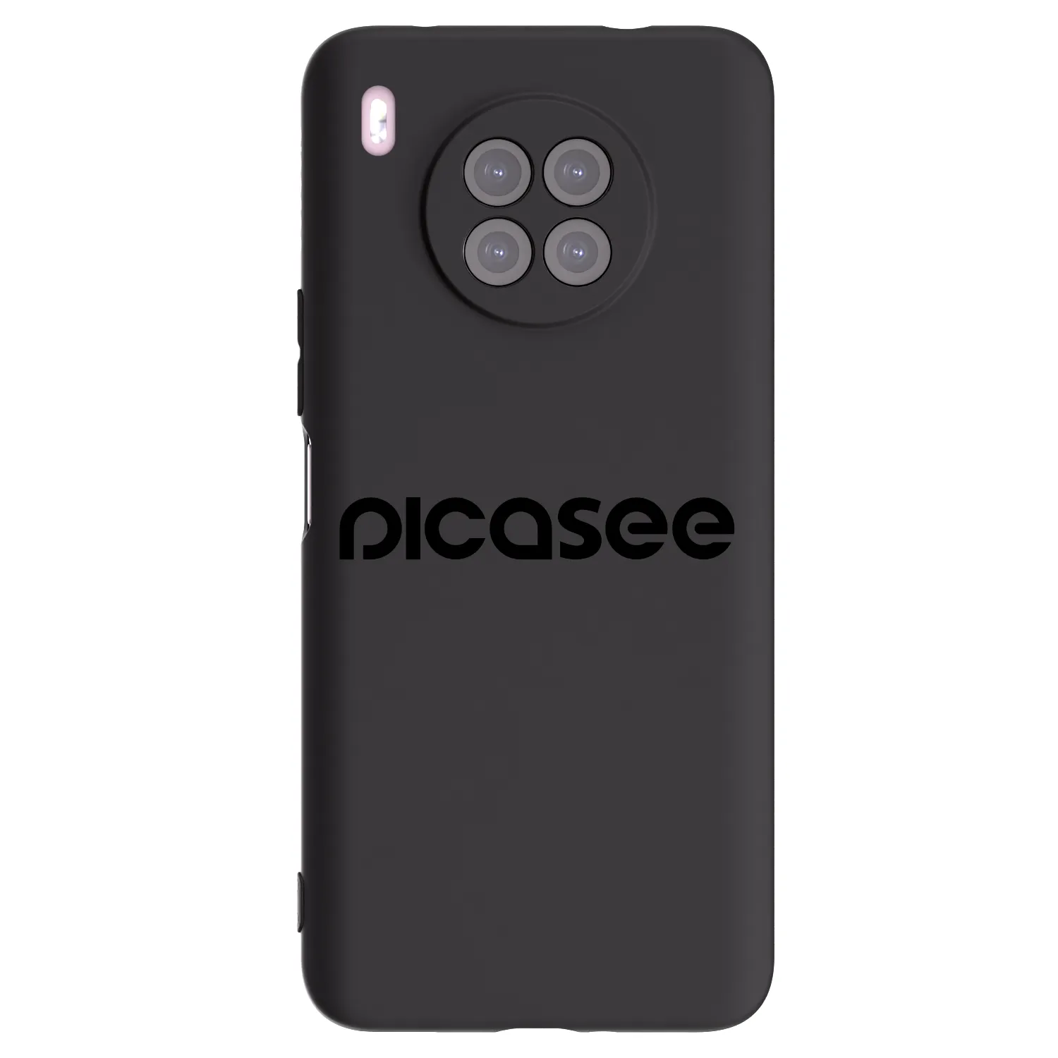 Picasee Huawei Nova 8i Hülle - Schwarzes Silikon - Picasee - new logo - black