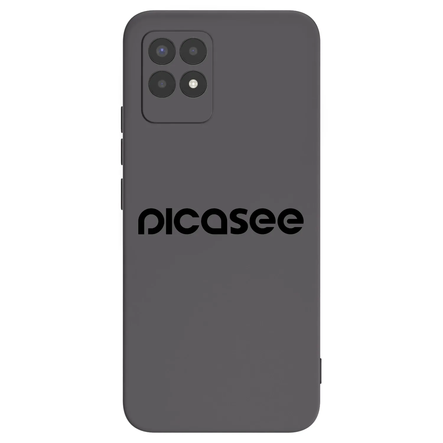 Picasee Realme 8i Hülle - Schwarzes Silikon - Picasee - new logo - black