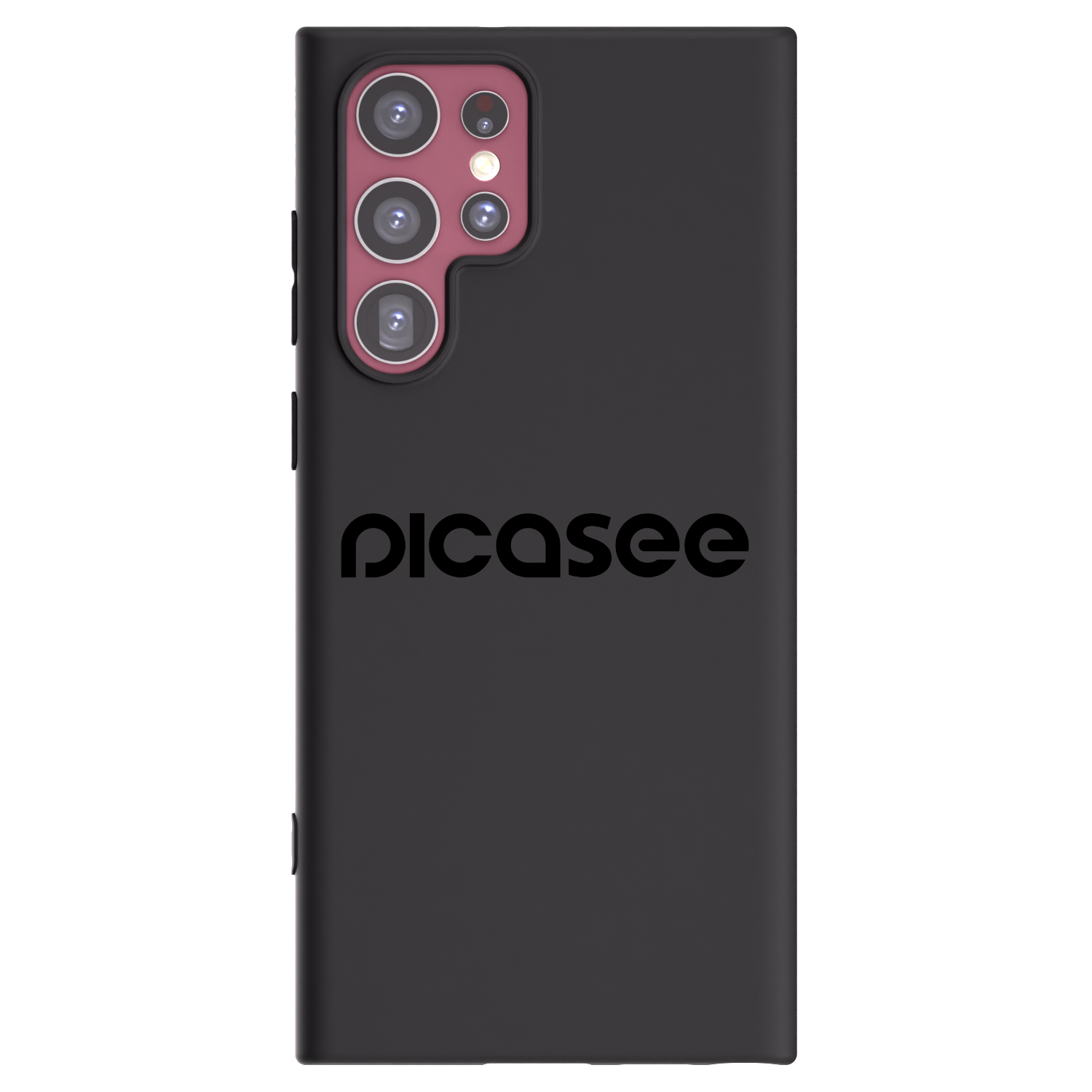 Picasee Samsung Galaxy S22 Ultra 5G Hülle - Schwarzes Silikon - Picasee - new logo - black