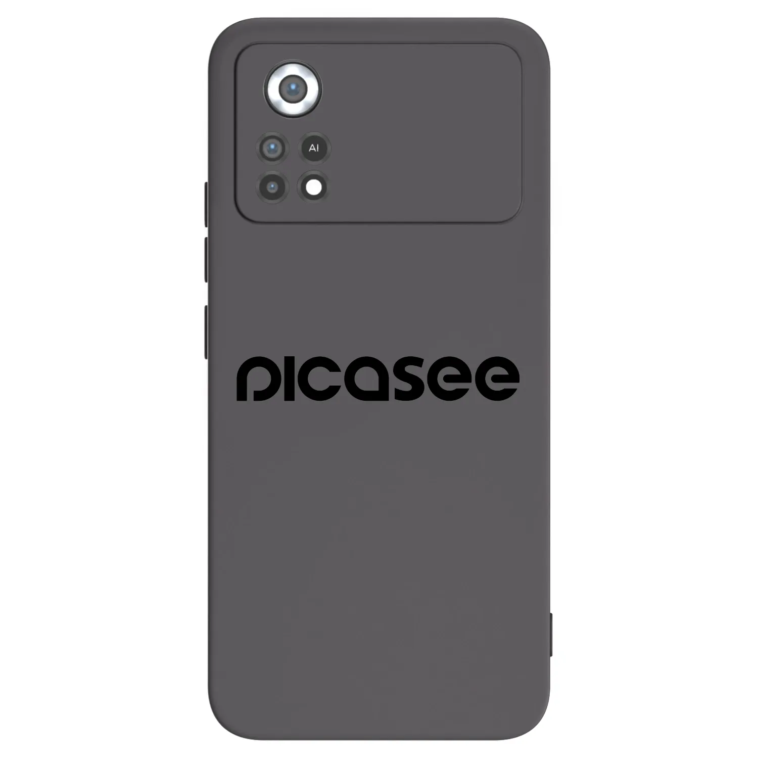 Picasee Xiaomi Poco X4 Pro 5G Hülle - Schwarzes Silikon - Picasee - new logo - black