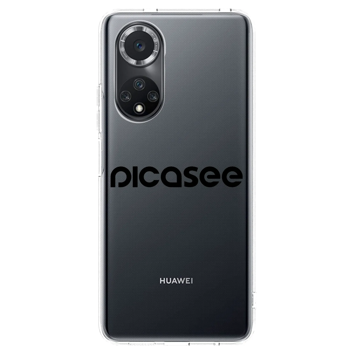 Picasee Huawei Nova 9 SE Hülle - Transparentes Silikon - Picasee - new logo - black