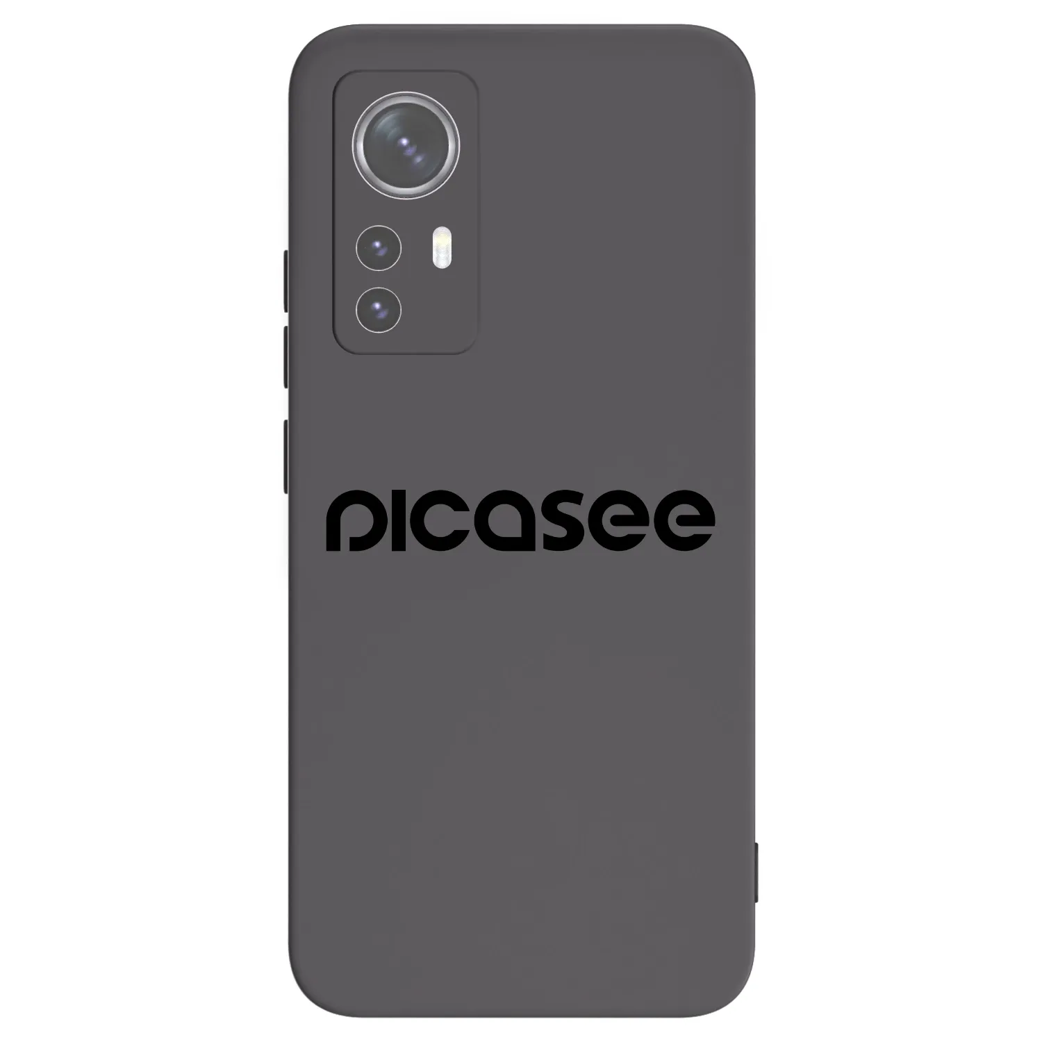 Picasee Xiaomi 12 Hülle - Schwarzes Silikon - Picasee - new logo - black