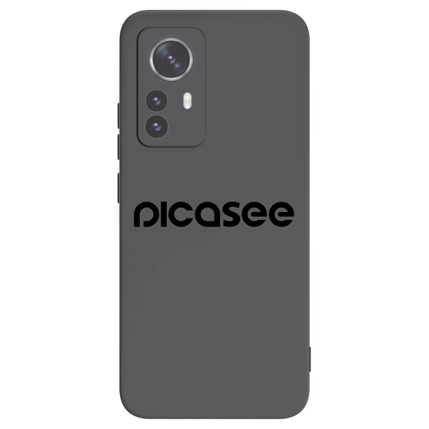 Picasee Xiaomi 12 Pro Hülle - Schwarzes Silikon - Picasee - new logo - black