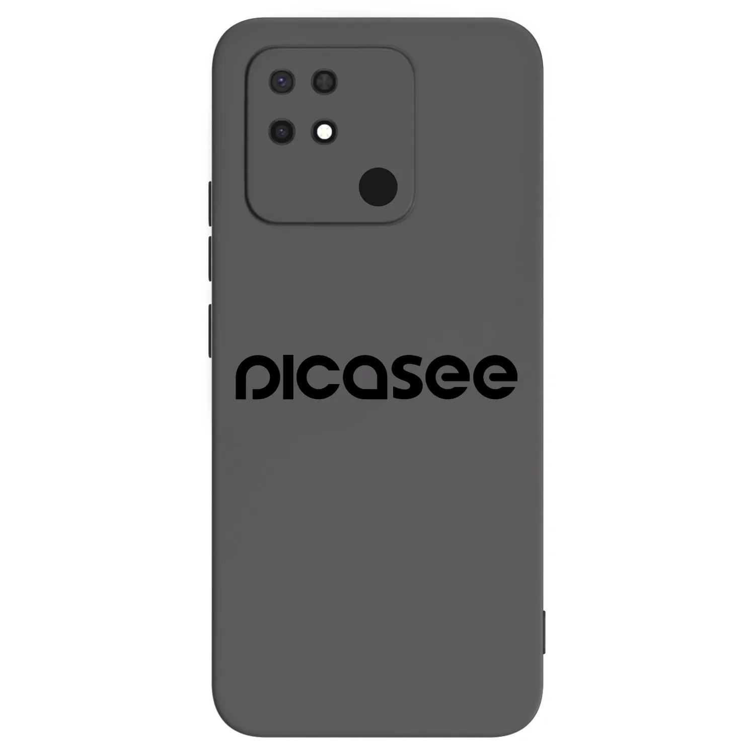 Picasee Xiaomi Redmi 10C Hülle - Schwarzes Silikon - Picasee - new logo - black