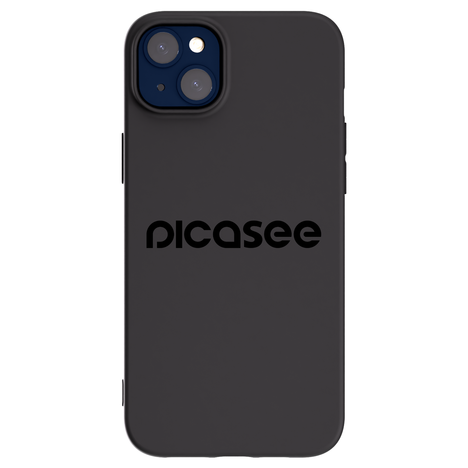 Picasee Apple iPhone 14 Plus Hülle - Schwarzes Silikon - Picasee - new logo - black