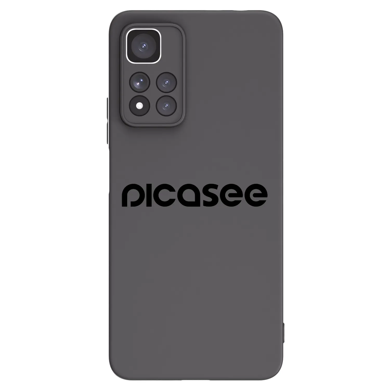 Picasee Xiaomi Redmi Note 11 Pro+ 5G Hülle - Schwarzes Silikon - Picasee - new logo - black