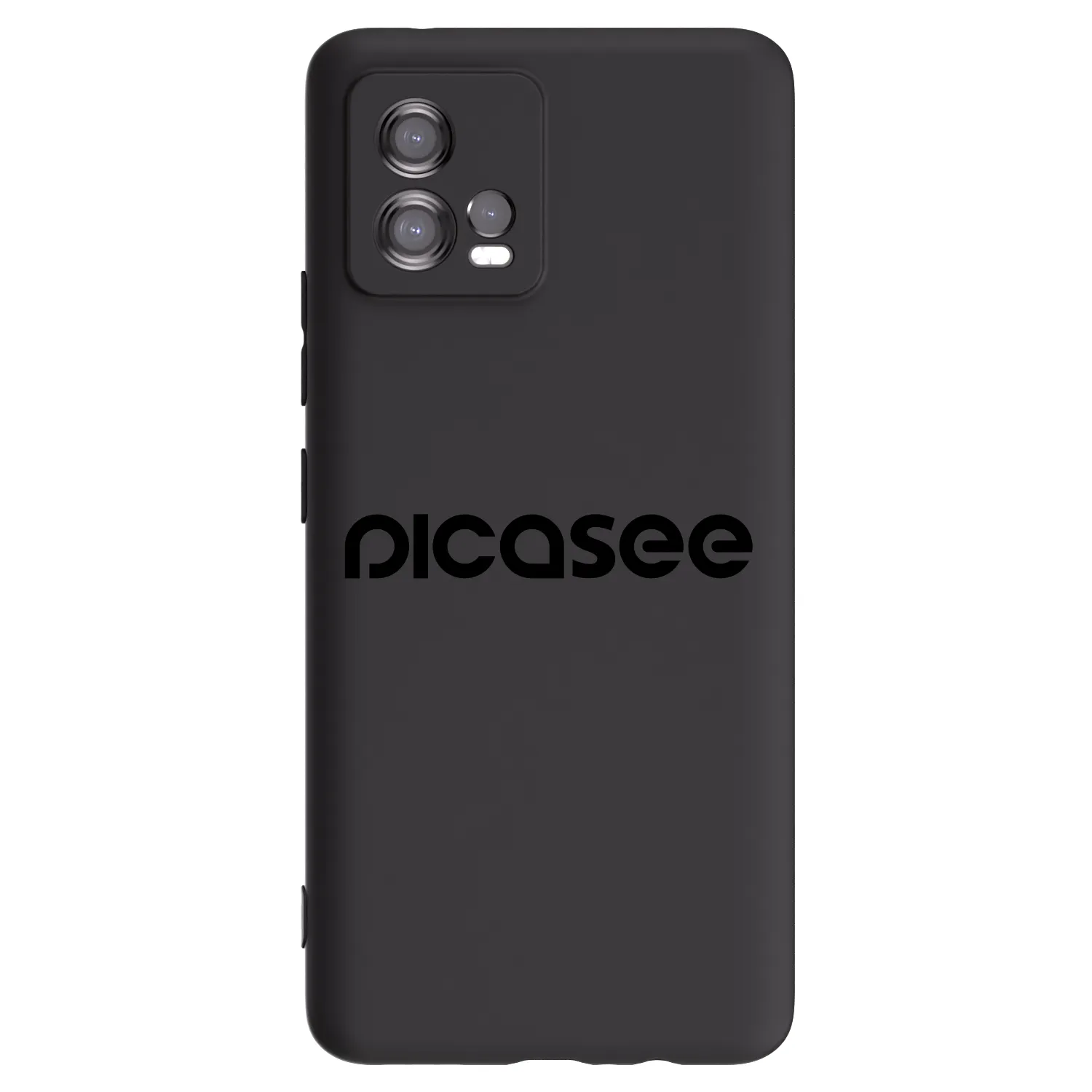 Picasee Motorola Moto G72 Hülle - Schwarzes Silikon - Picasee - new logo - black