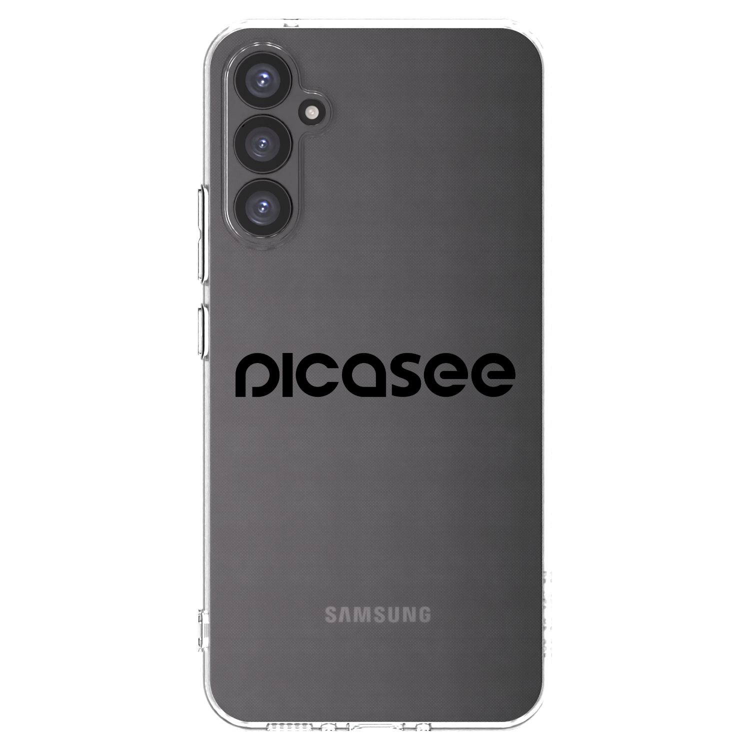 Picasee Samsung Galaxy A34 5G A346B Hülle - Transparentes Silikon - Picasee - new logo - black