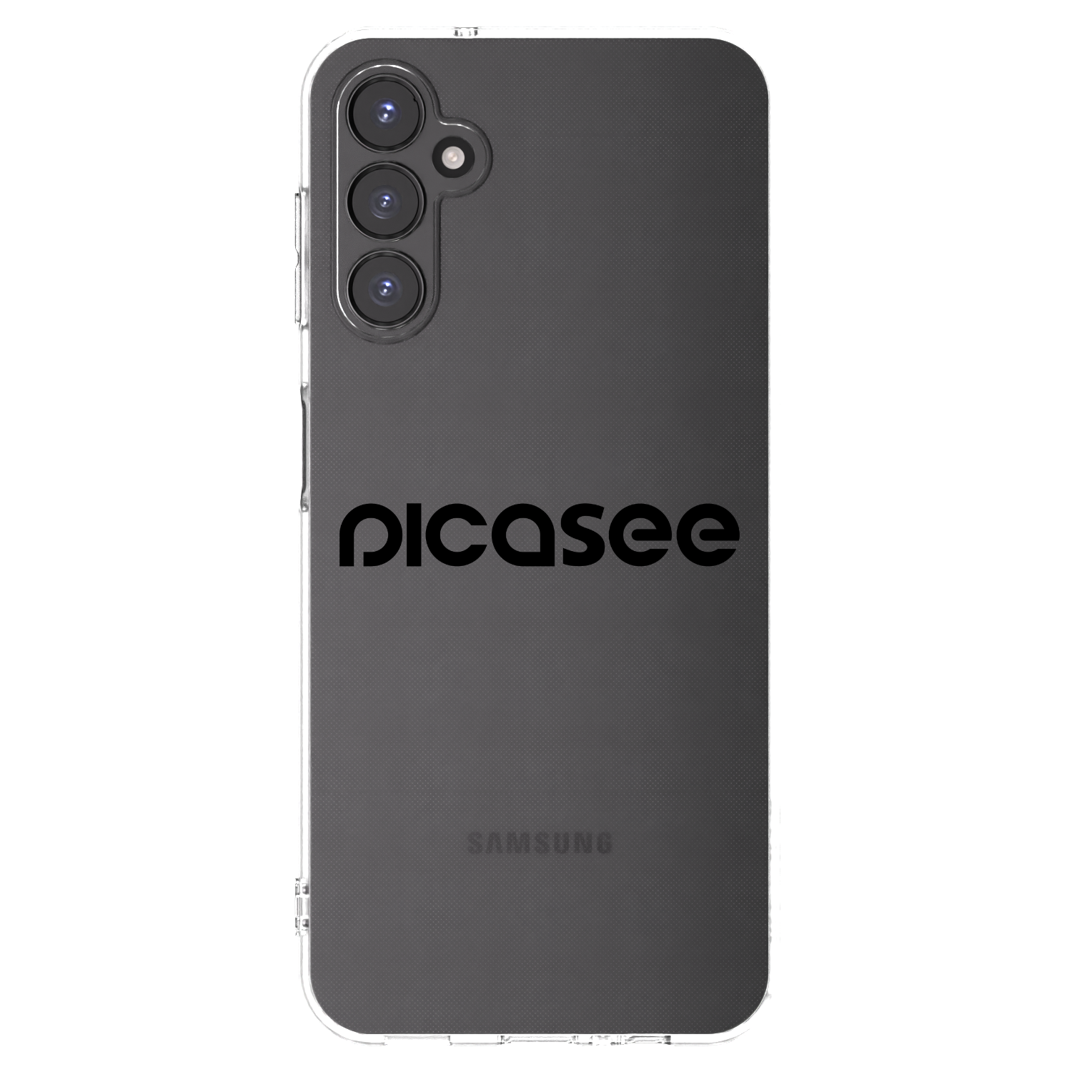 Picasee Samsung Galaxy A14 5G A146P Hülle - Transparentes Silikon - Picasee - new logo - black