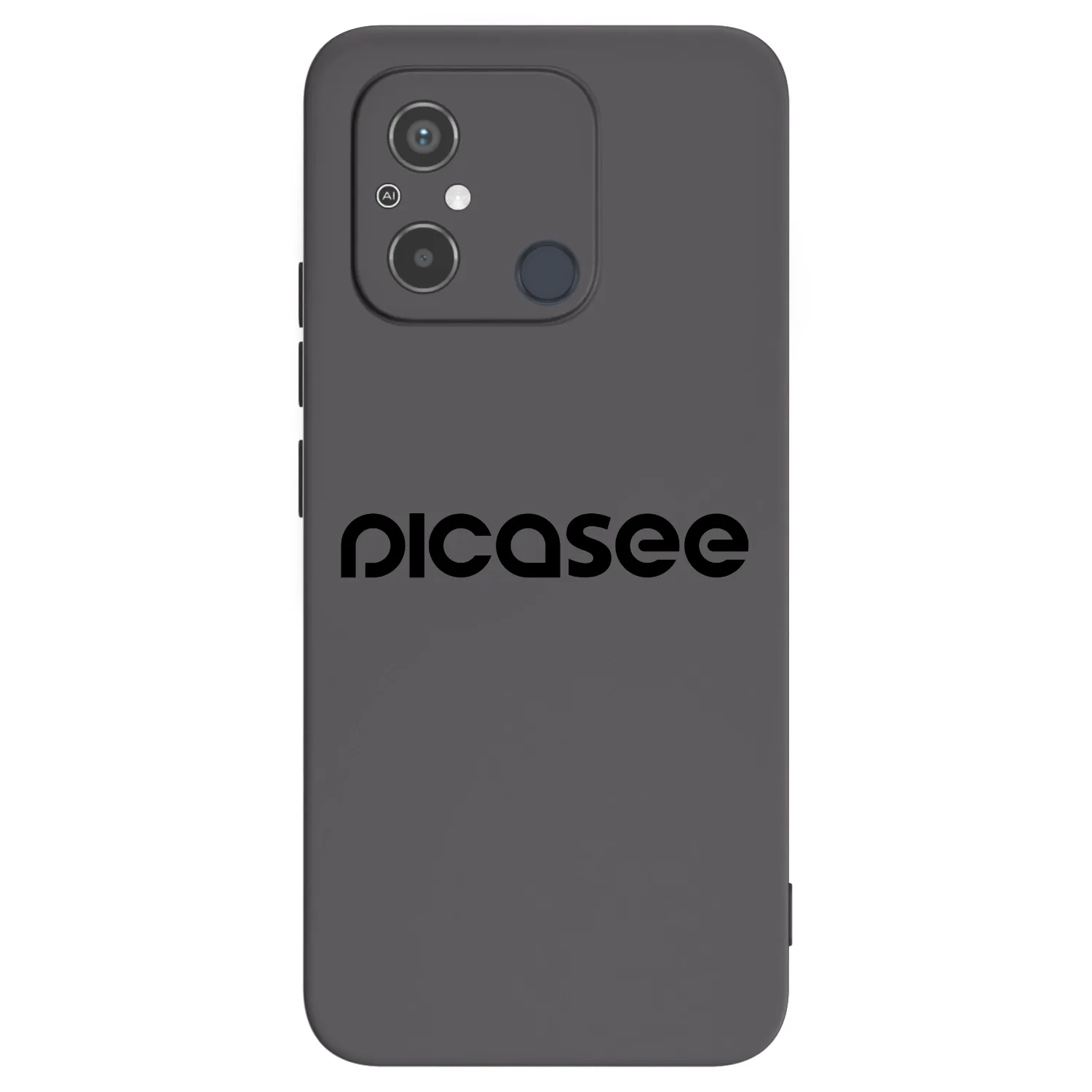 Picasee Xiaomi Redmi 12C Hülle - Schwarzes Silikon - Picasee - new logo - black