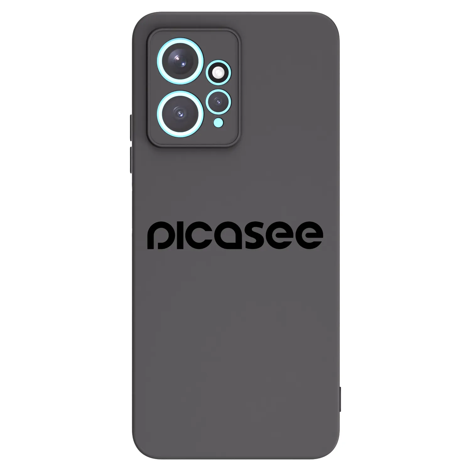 Picasee Xiaomi Redmi Note 12 4G Hülle - Schwarzes Silikon - Picasee - new logo - black