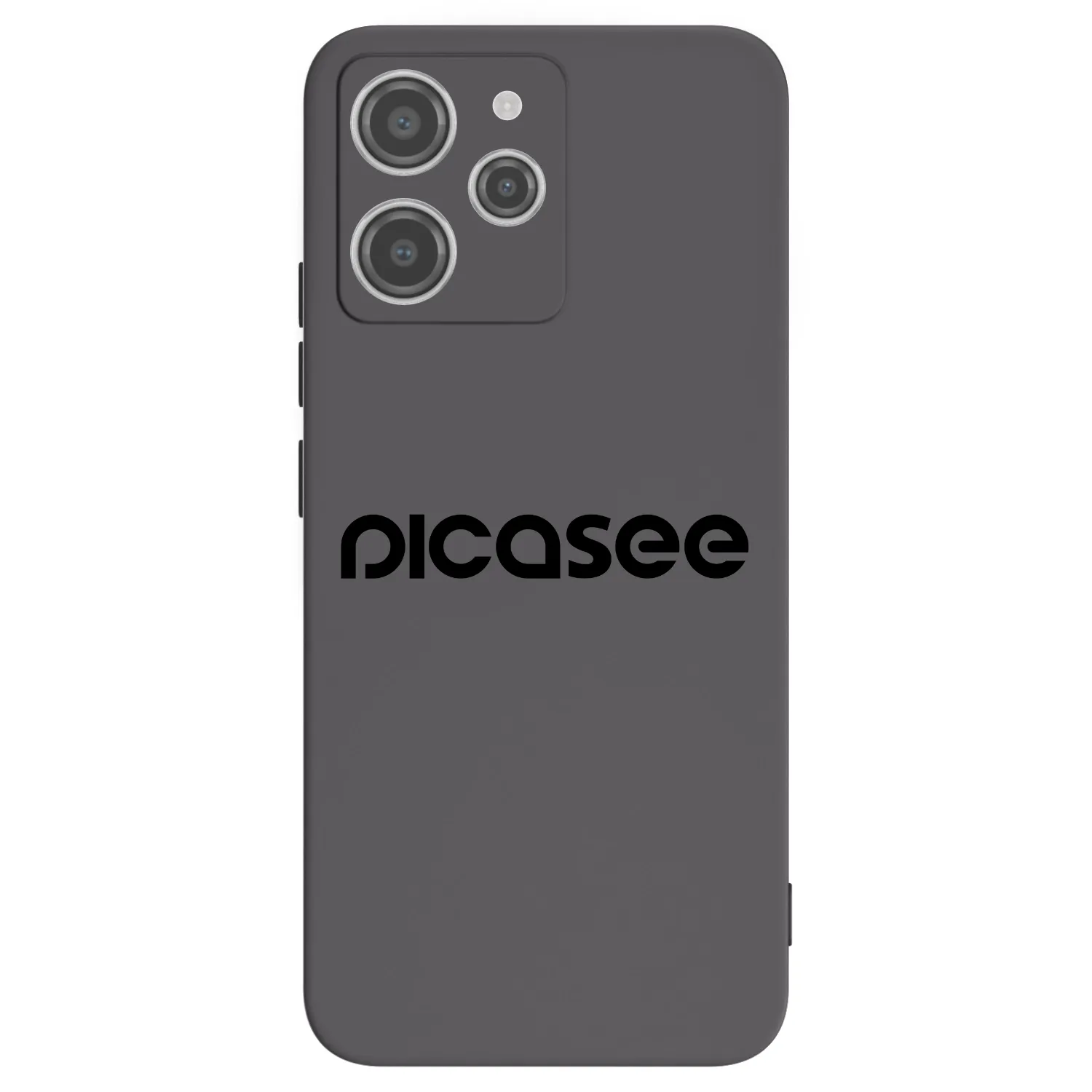 Picasee Xiaomi Redmi 12 4G Hülle - Schwarzes Silikon - Picasee - new logo - black