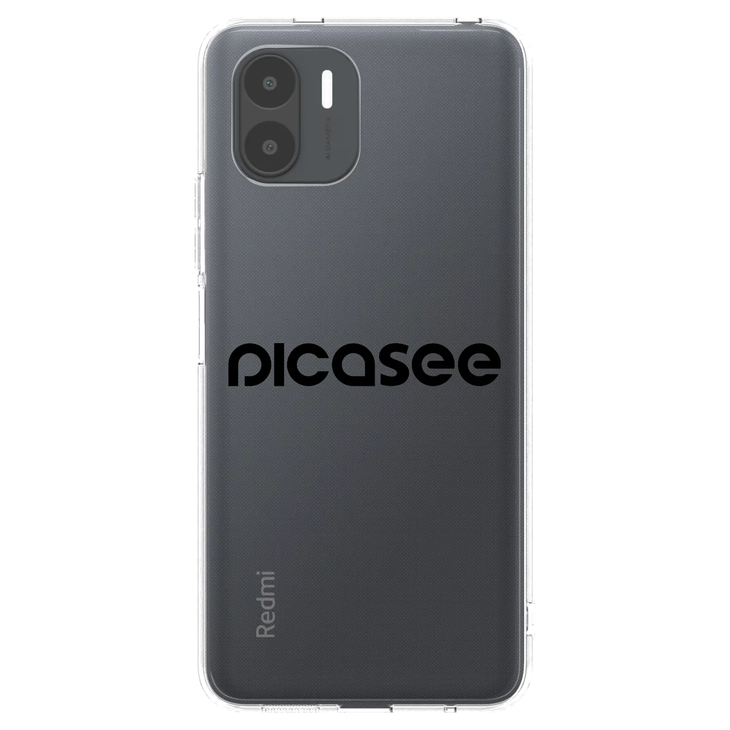Picasee Xiaomi Redmi A2 Hülle - Transparentes Silikon - Picasee - new logo - black