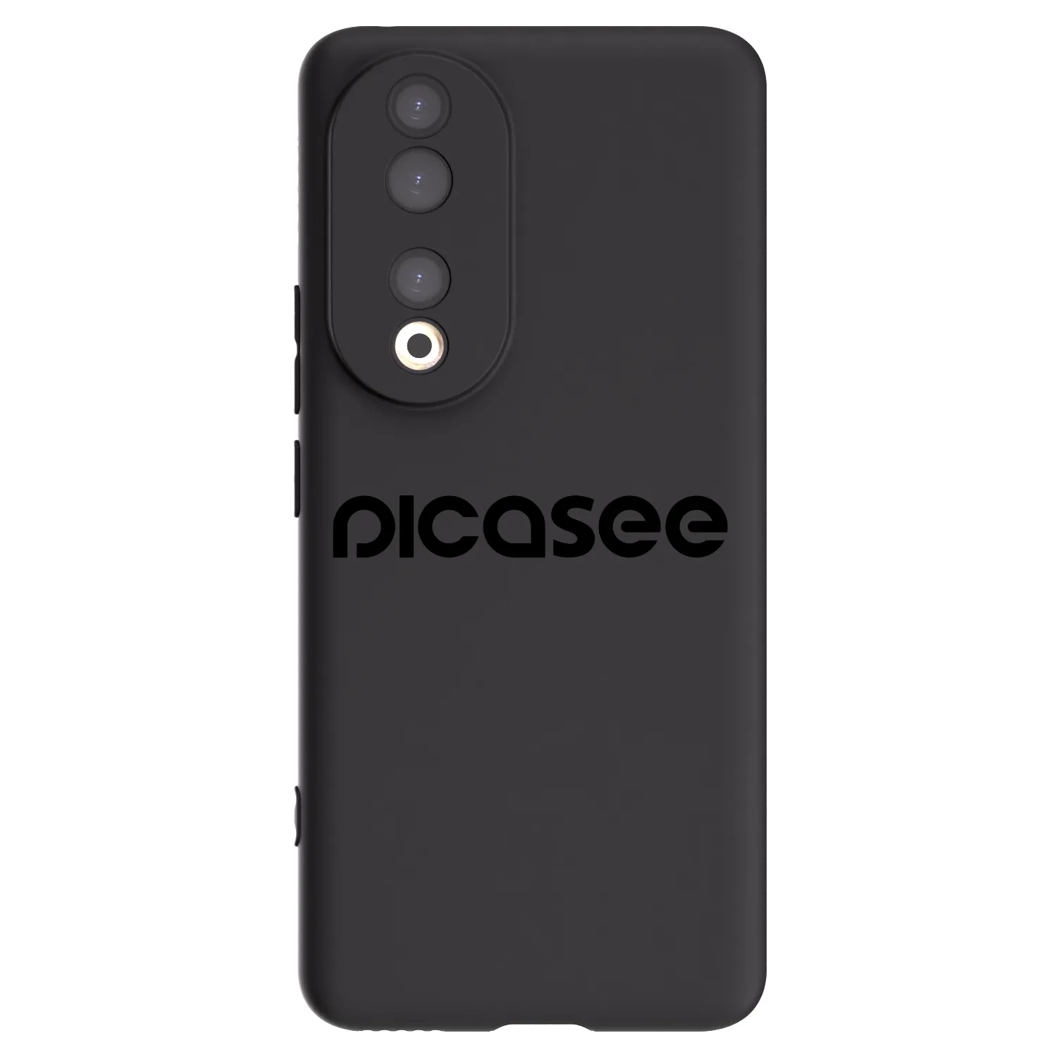 Picasee Honor 90 5G Hülle - Schwarzes Silikon - Picasee - new logo - black