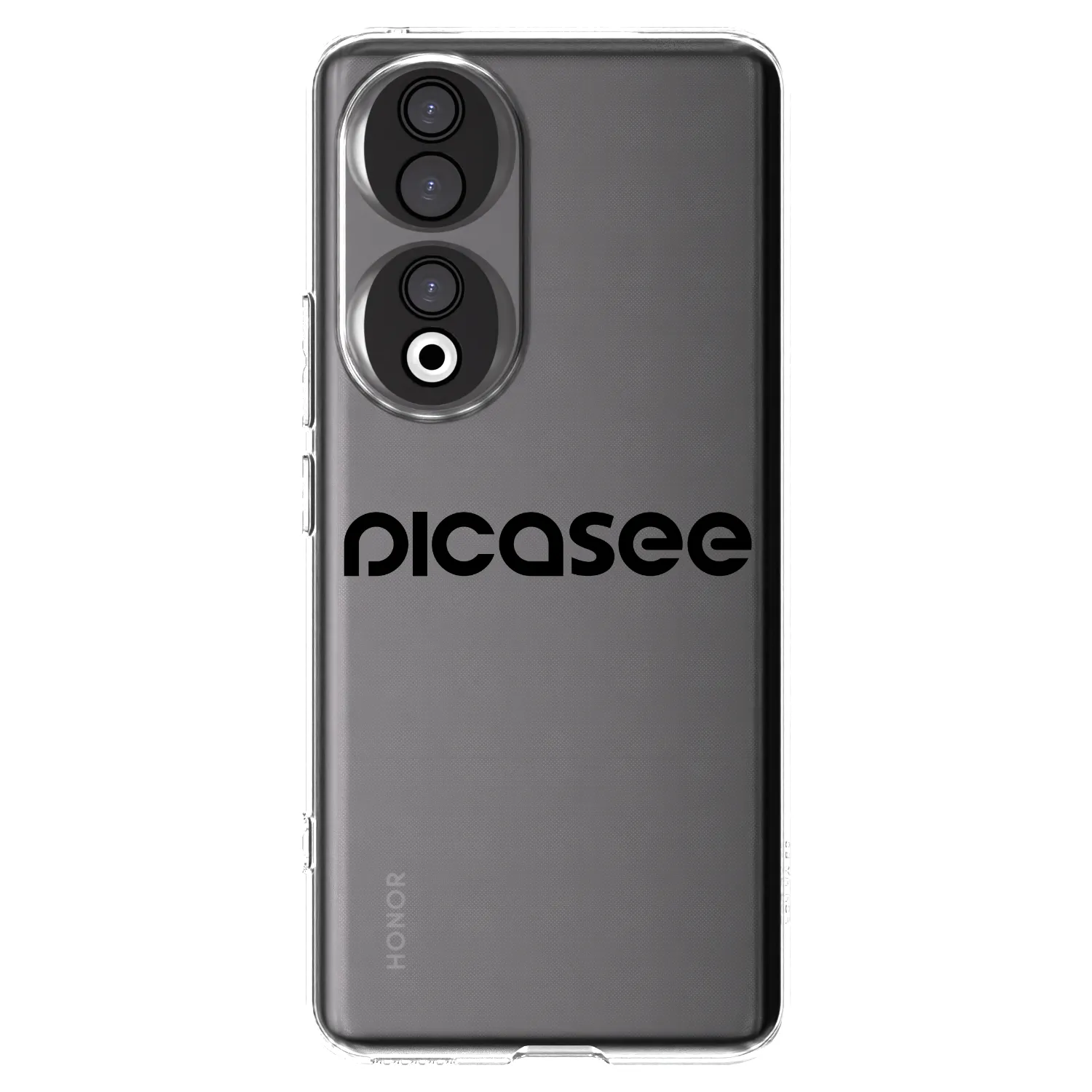 Picasee Honor 90 5G Hülle - Transparentes Silikon - Picasee - new logo - black