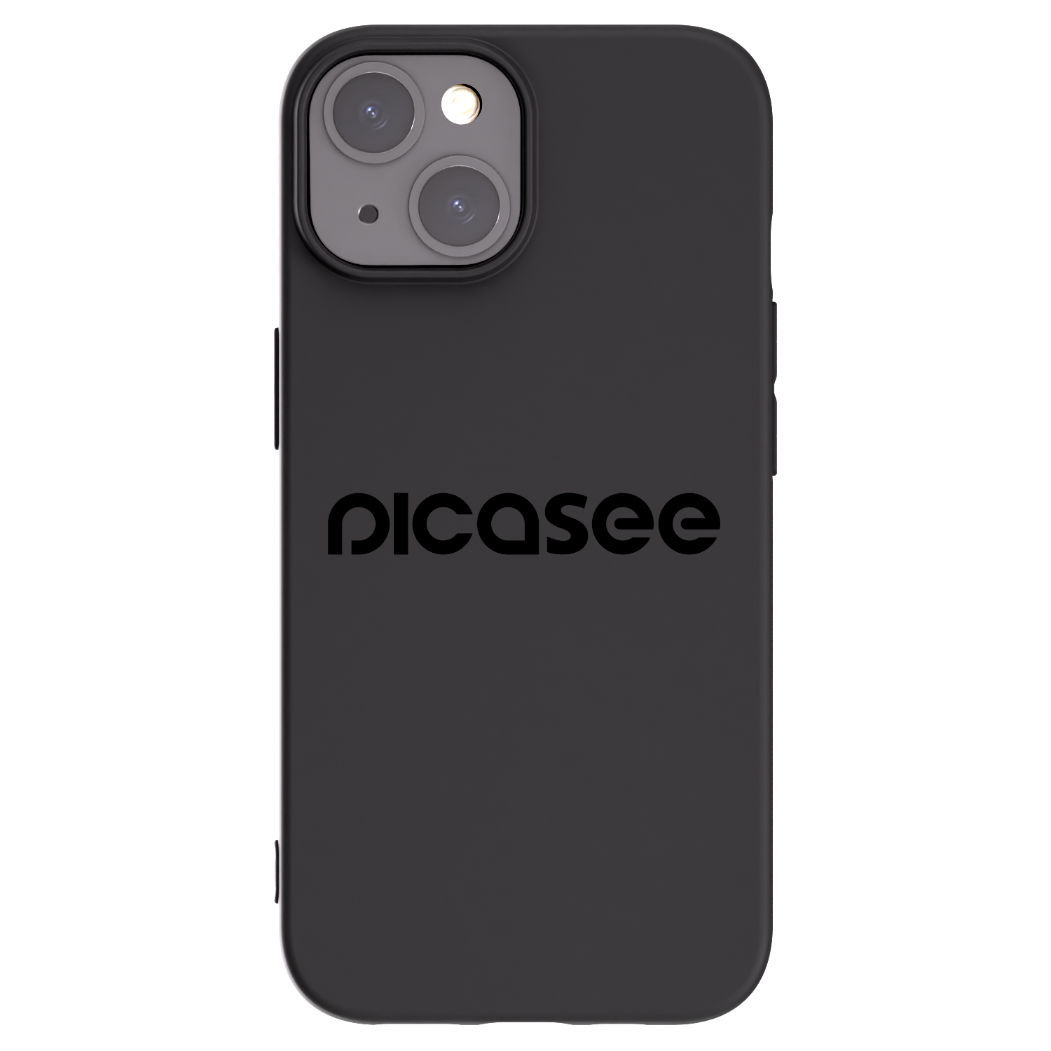 Picasee Apple iPhone 15 Hülle - Schwarzes Silikon - Picasee - new logo - black