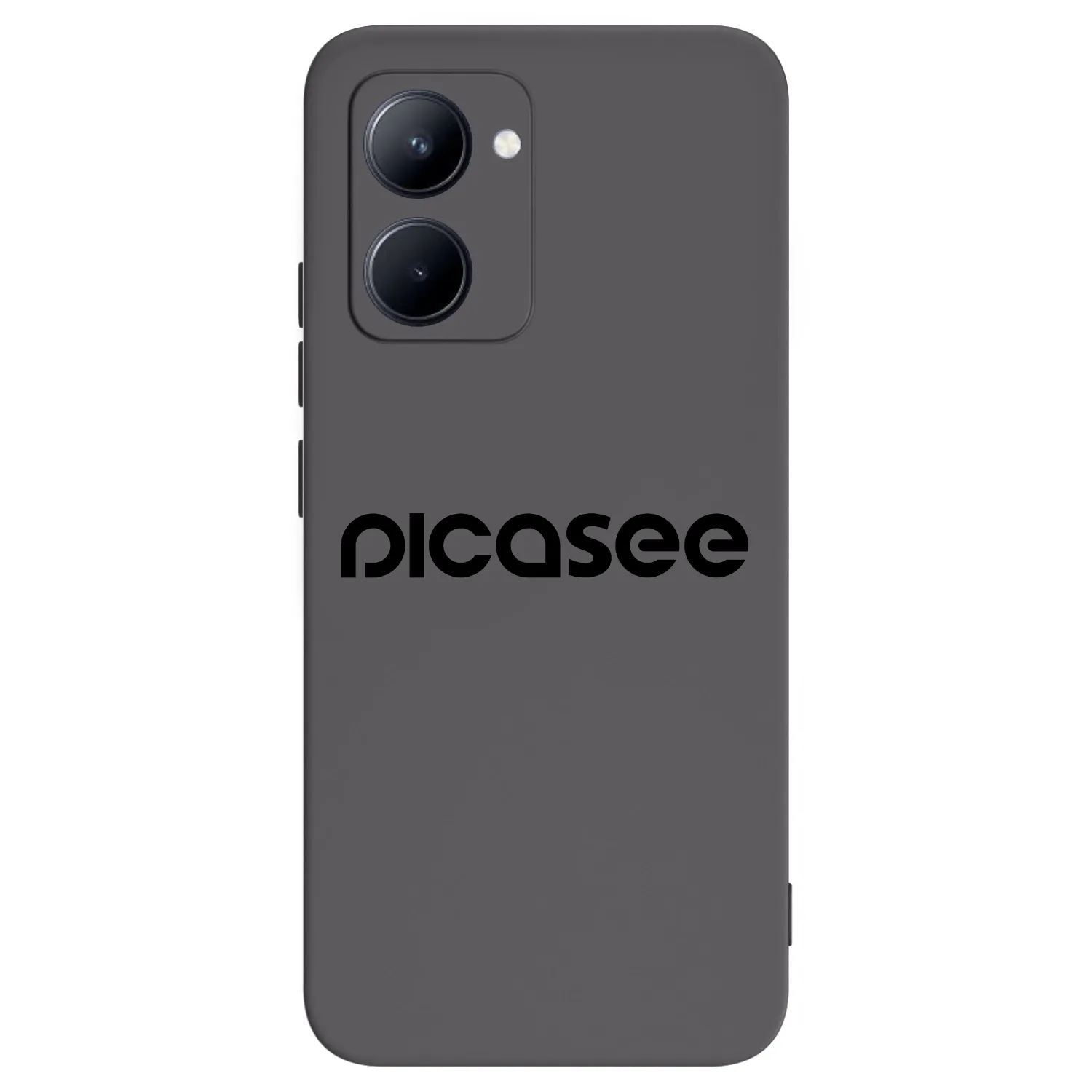 Picasee Realme C33 (2023) Hülle - Schwarzes Silikon - Picasee - new logo - black