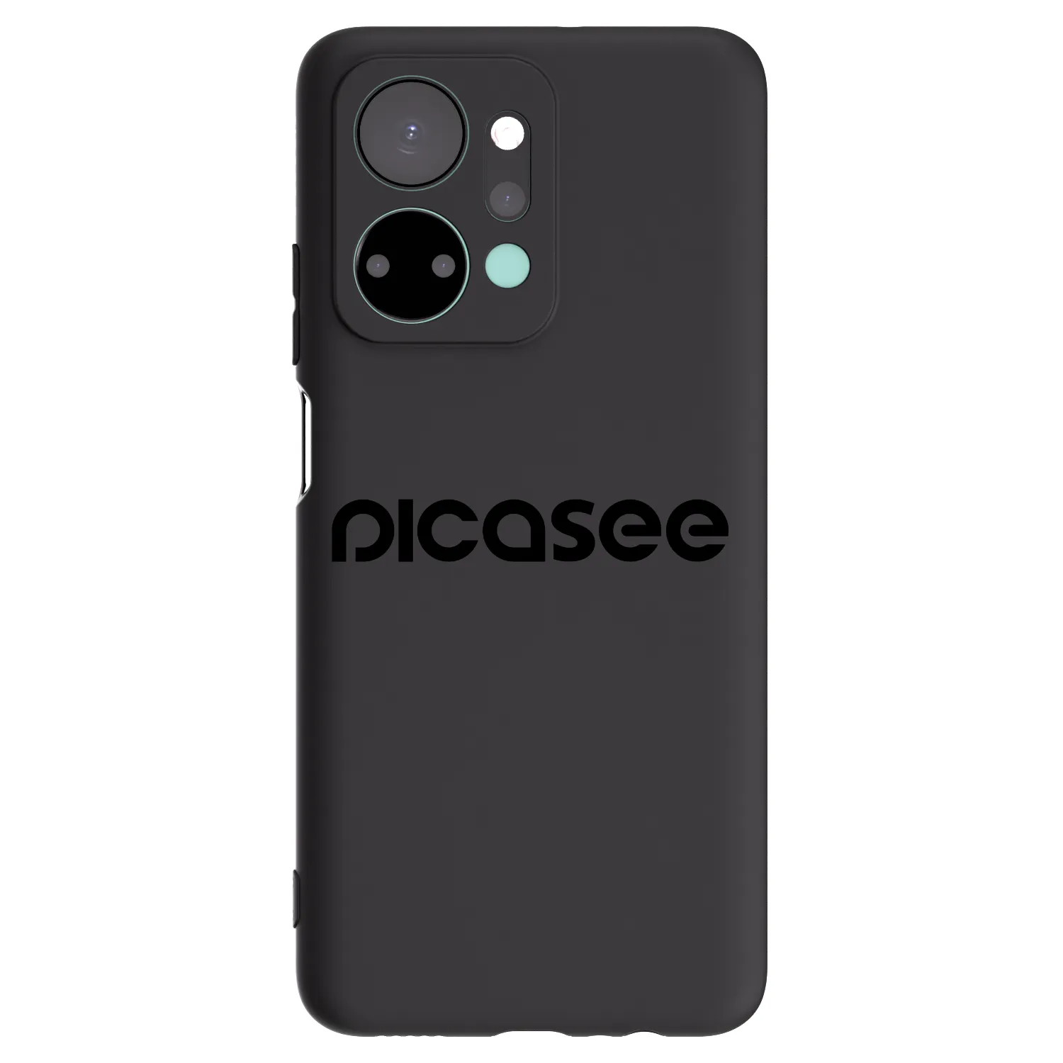 Picasee Honor X7a Hülle - Schwarzes Silikon - Picasee - new logo - black