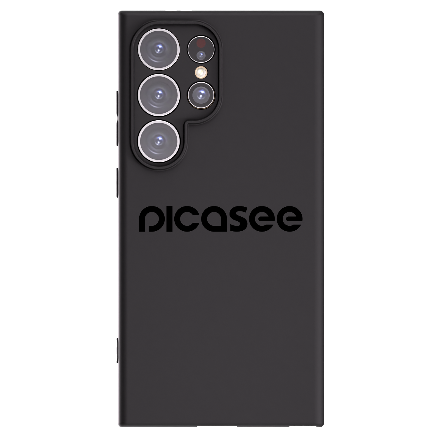 Picasee Samsung Galaxy S24 Ultra S928B 5G Hülle - Schwarzes Silikon - Picasee - new logo - black