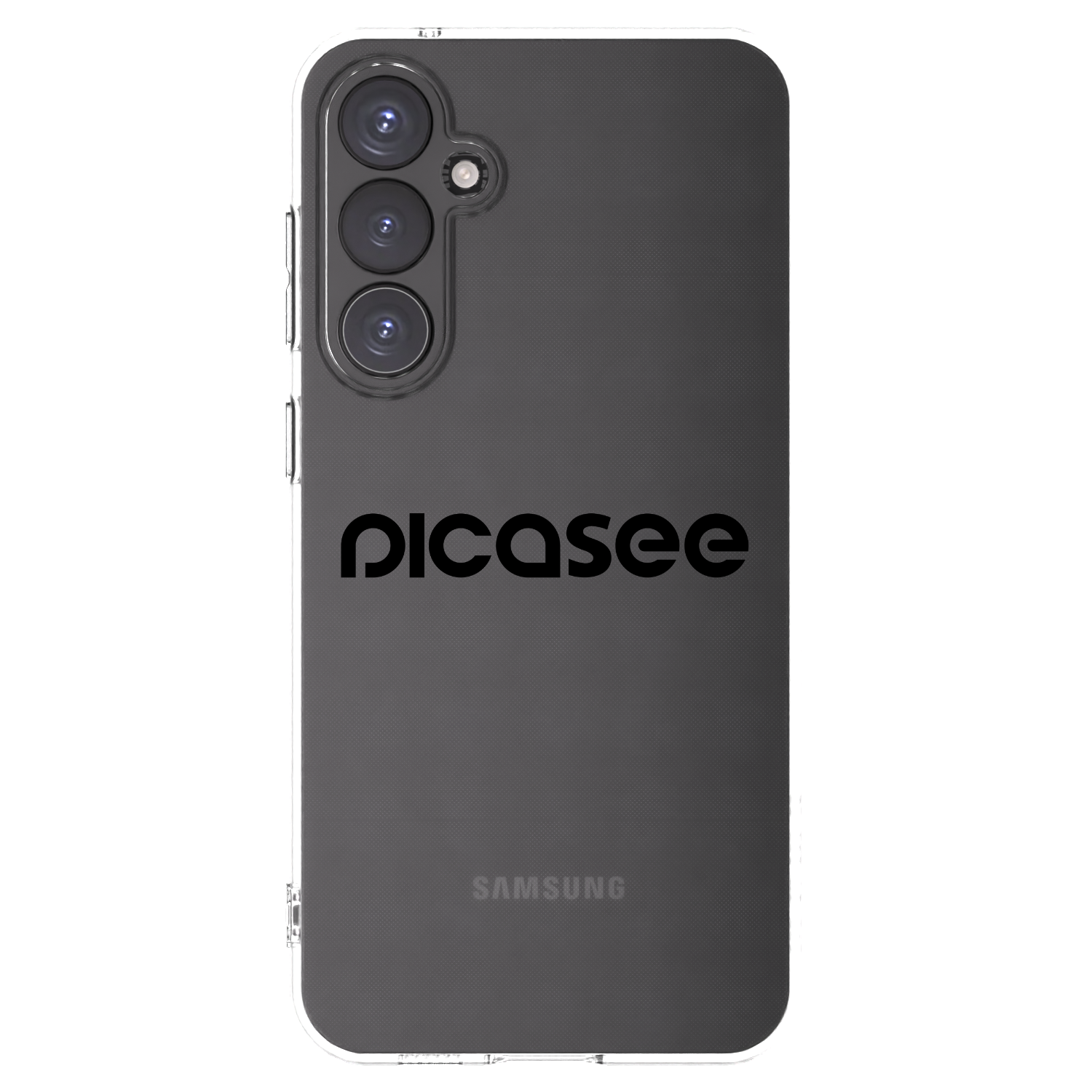 Picasee Samsung Galaxy S23 FE S711B Hülle - Transparentes Silikon - Picasee - new logo - black