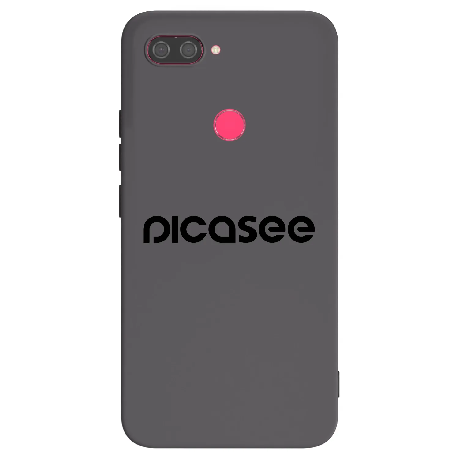 Picasee Xiaomi Mi 8 Lite Hülle - Schwarzes Silikon - Picasee - new logo - black