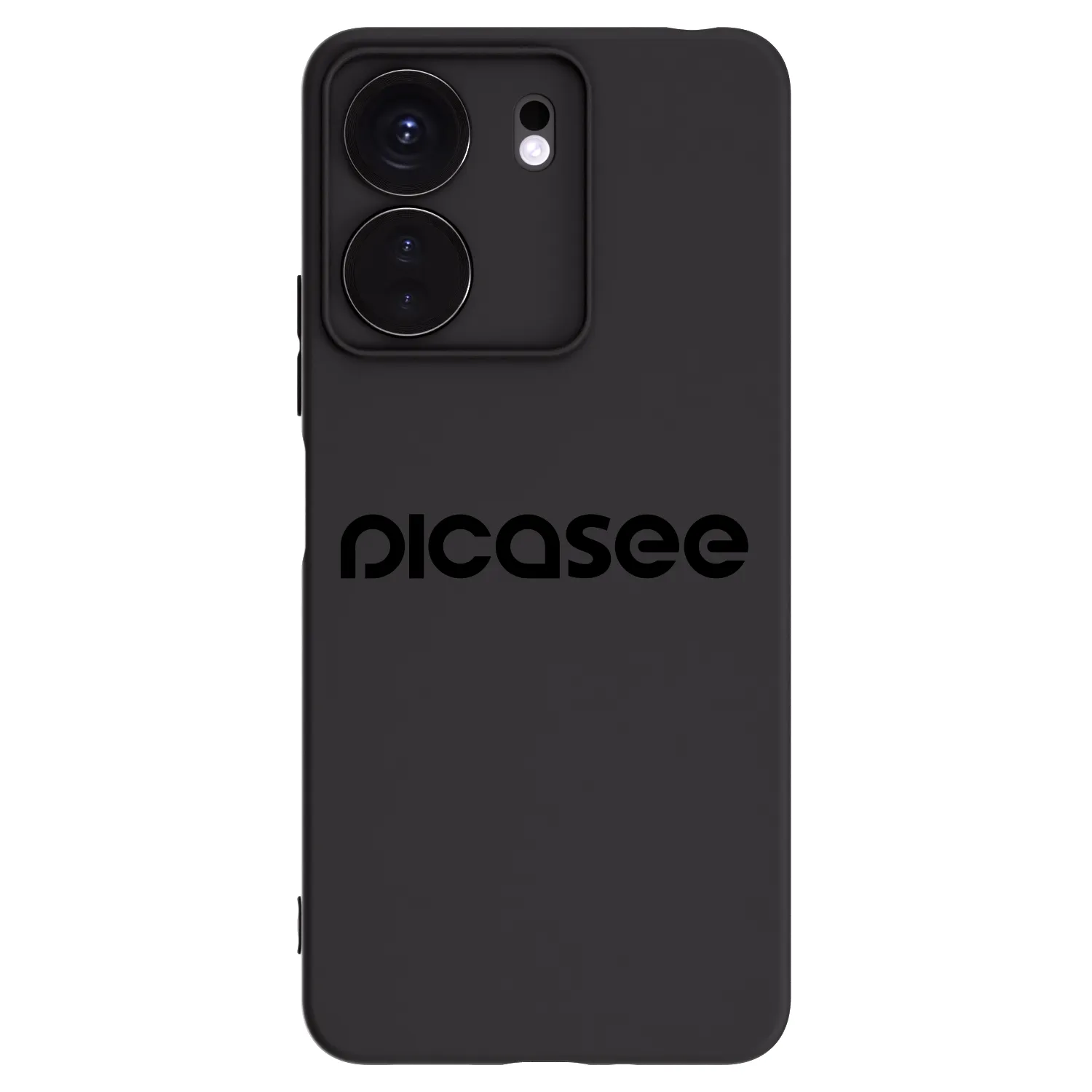 Picasee Xiaomi Redmi 13C 4G Hülle - Schwarzes Silikon - Picasee - new logo - black