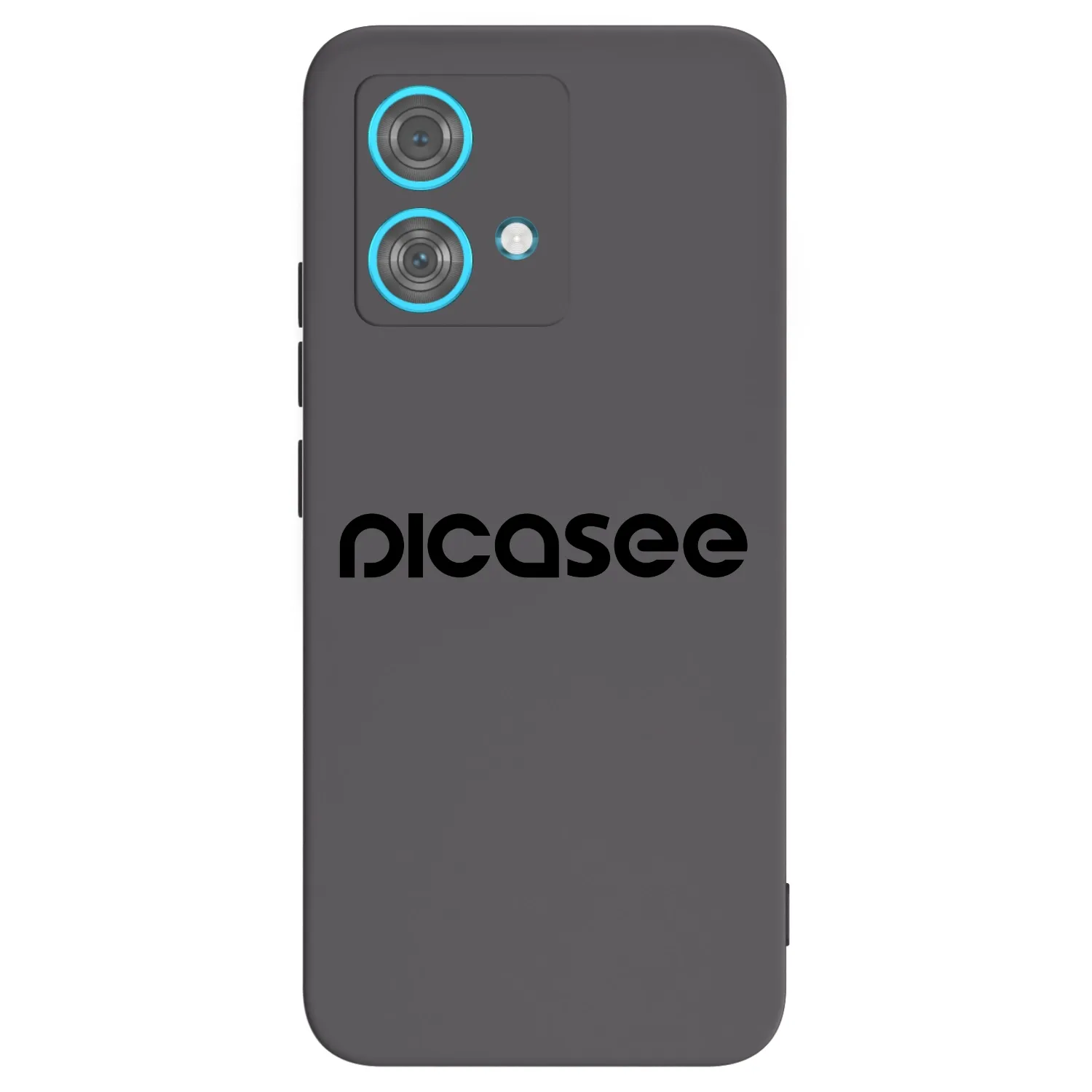 Picasee Motorola Edge 40 Neo Hülle - Schwarzes Silikon - Picasee - new logo - black