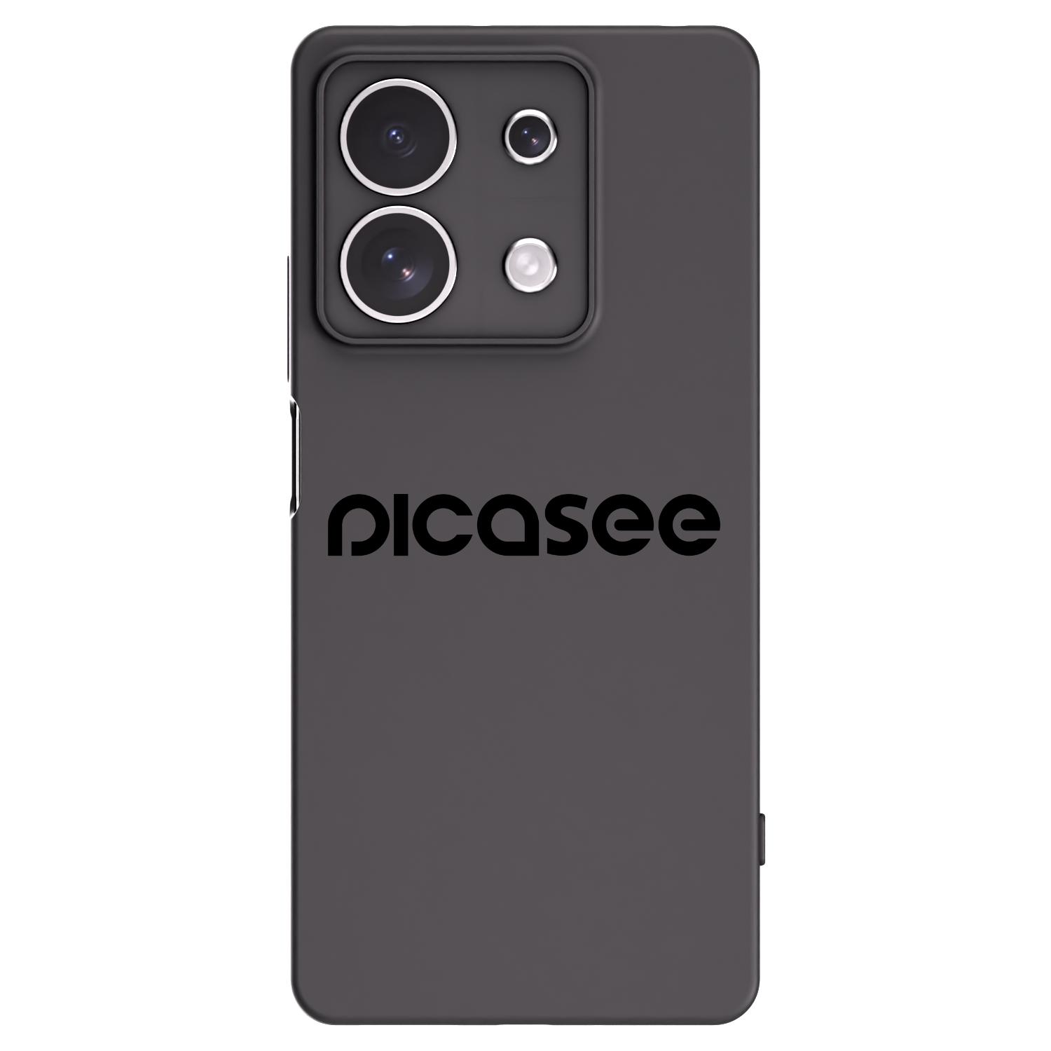 Picasee Xiaomi Redmi Note 13 4G Hülle - Schwarzes Silikon - Picasee - new logo - black