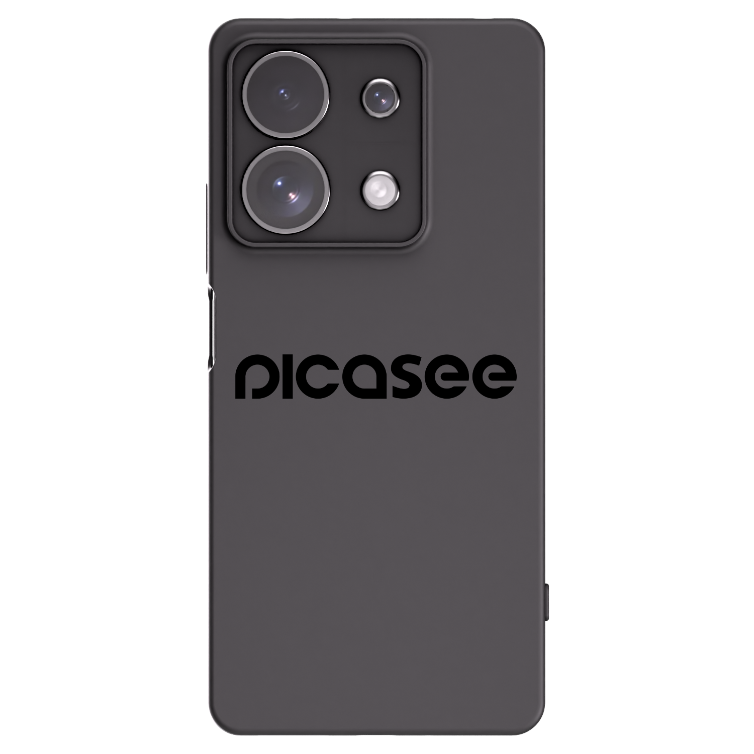 Picasee Xiaomi Redmi Note 13 Pro 4G Hülle - Schwarzes Silikon - Picasee - new logo - black