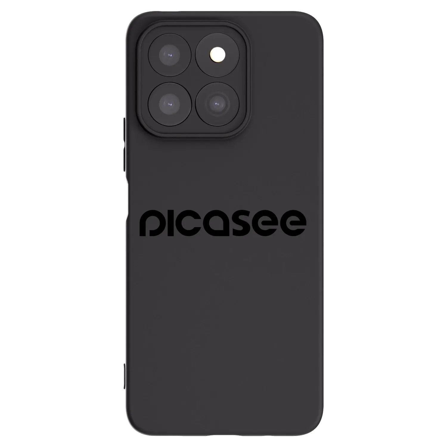Picasee Honor X8b Hülle - Schwarzes Silikon - Picasee - new logo - black