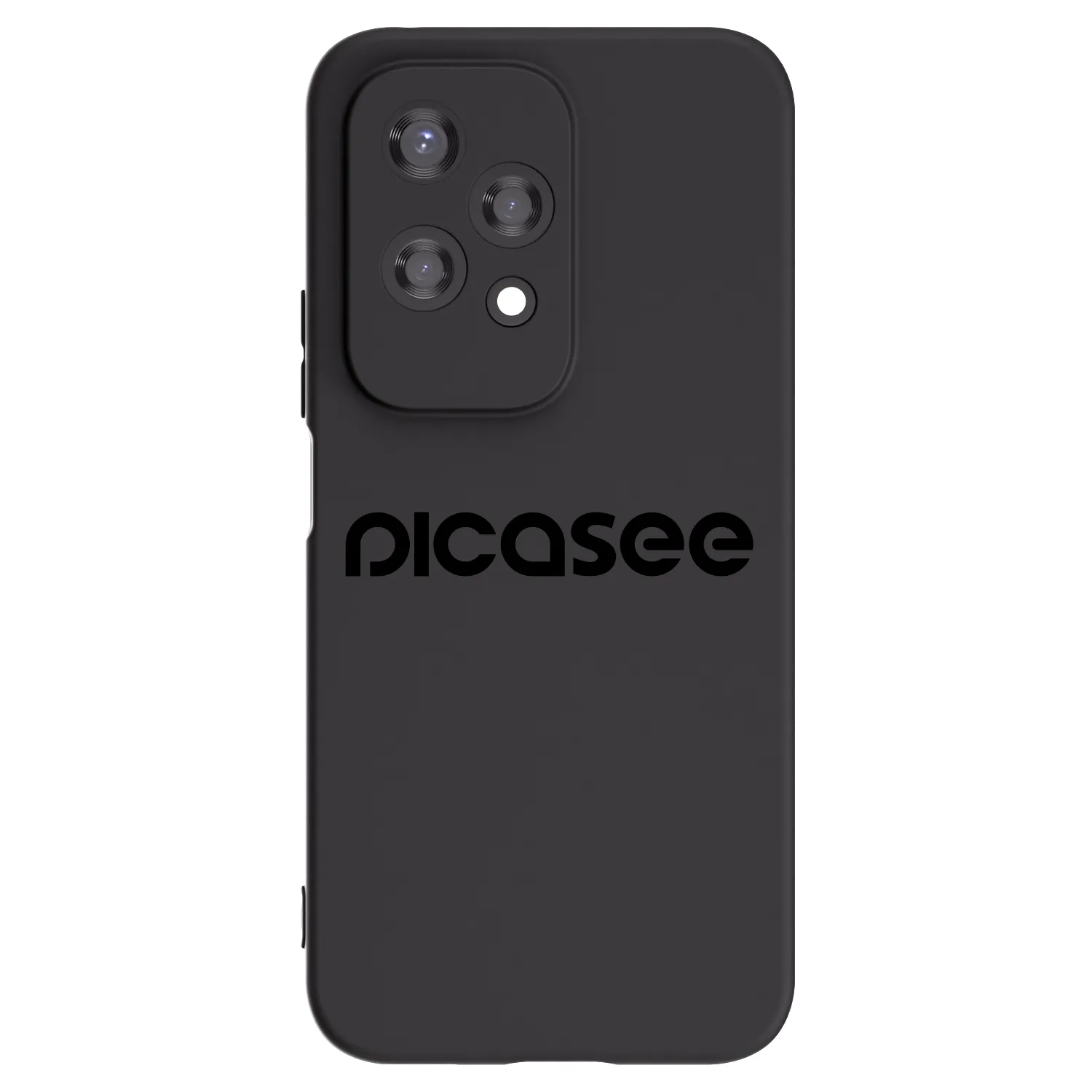 Picasee Honor 200 Lite Hülle - Schwarzes Silikon - Picasee - new logo - black