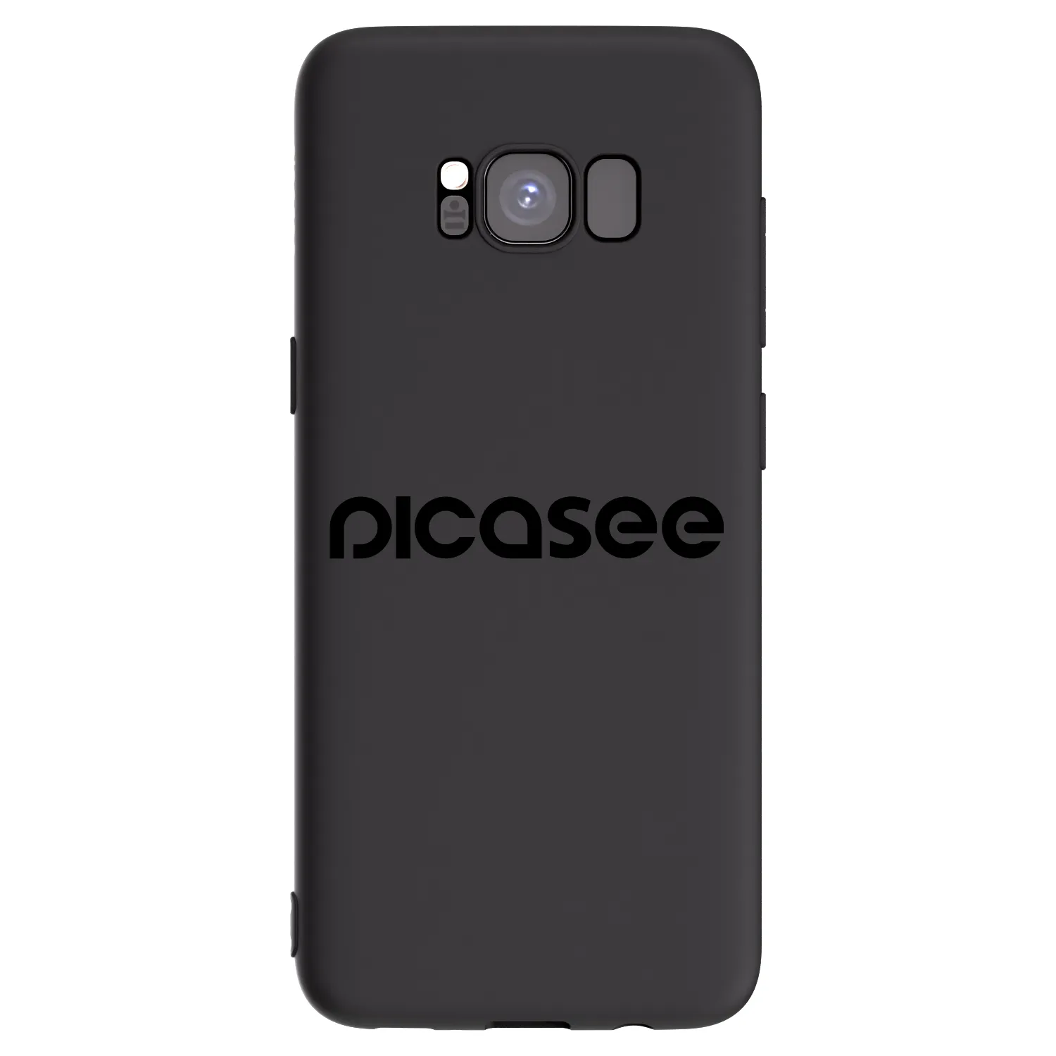 Picasee Samsung Galaxy S8 G950F Hülle - Schwarzes Silikon - Picasee - new logo - black