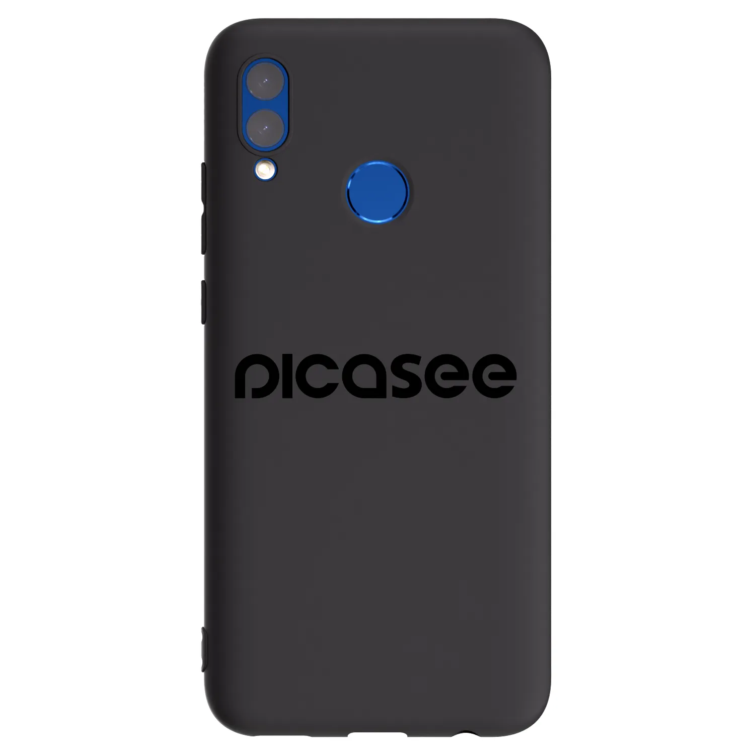 Picasee Honor 10 Lite Hülle - Schwarzes Silikon - Picasee - new logo - black