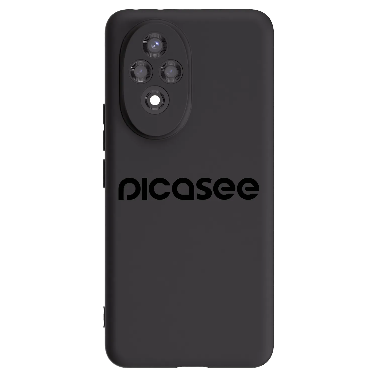Picasee Honor 200 Pro 5G Hülle - Schwarzes Silikon - Picasee - new logo - black