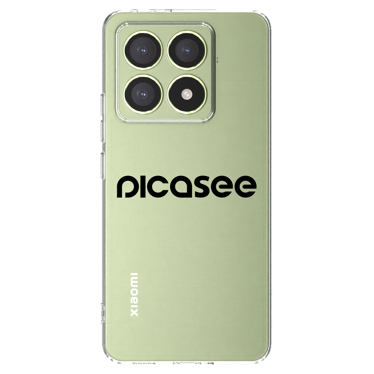 Picasee Xiaomi 14T Hülle - Transparentes Silikon - Picasee - new logo - black