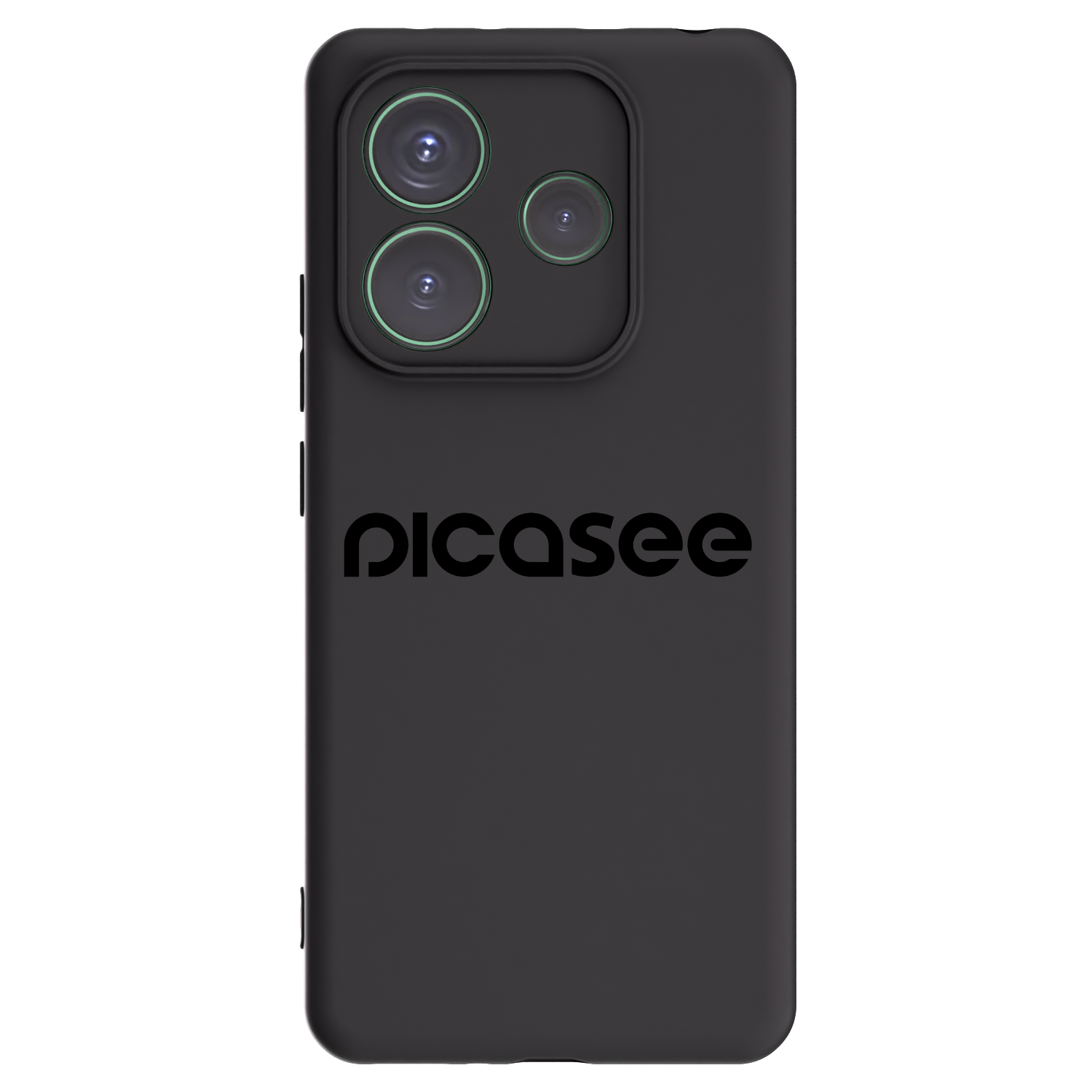 Picasee Xiaomi Redmi Note 14 5G Hülle - Schwarzes Silikon - Picasee - new logo - black
