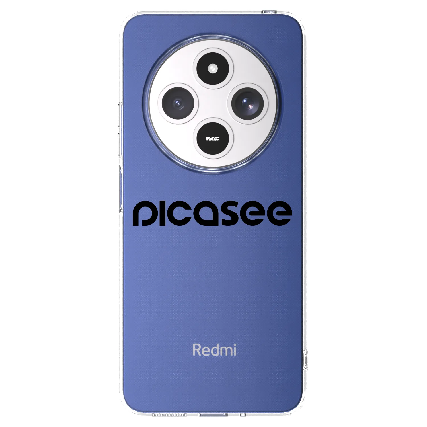 Picasee Xiaomi Redmi 14C Hülle - Transparentes Silikon - Picasee - new logo - black