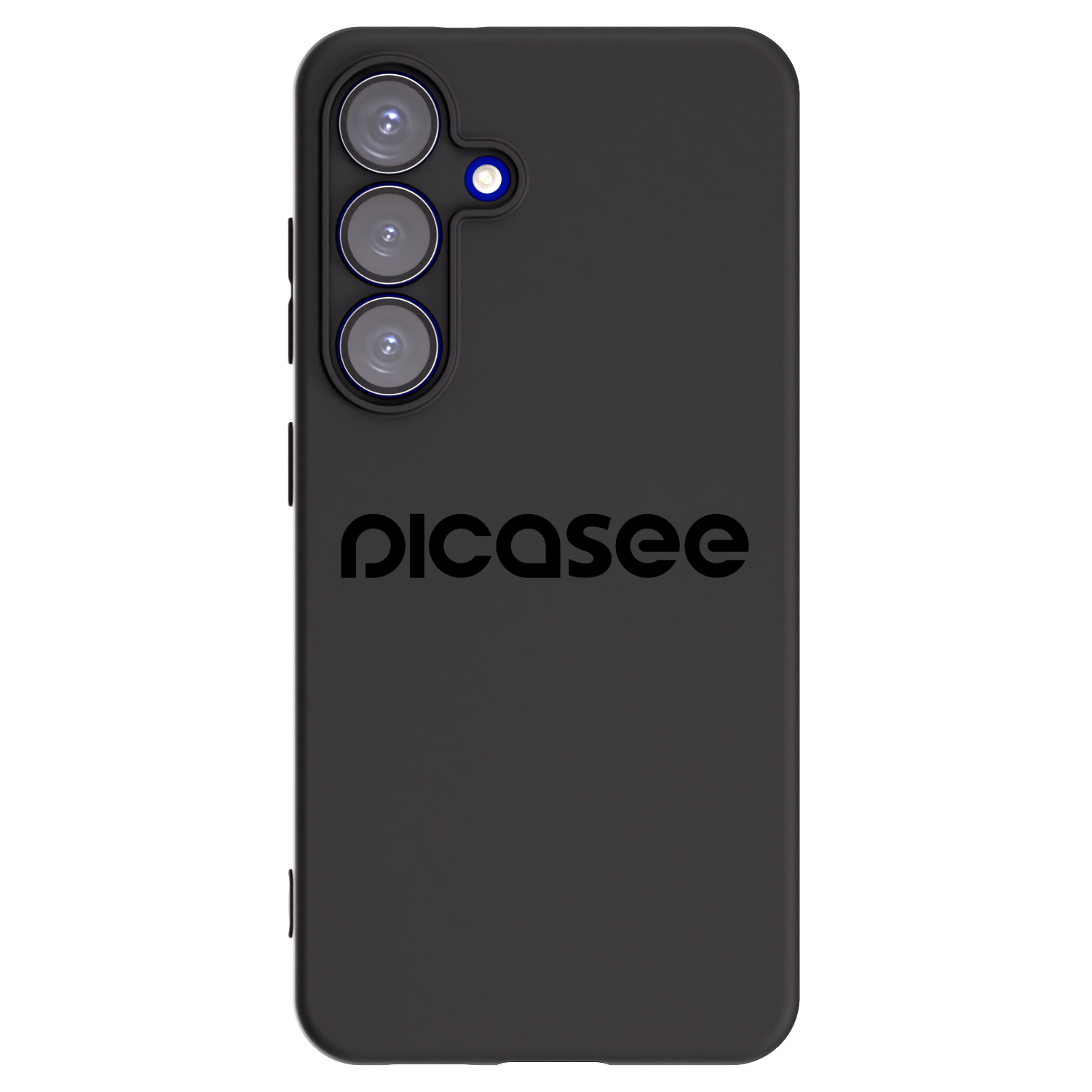 Picasee Samsung Galaxy S25 5G Hülle - Schwarzes Silikon - Picasee - new logo - black