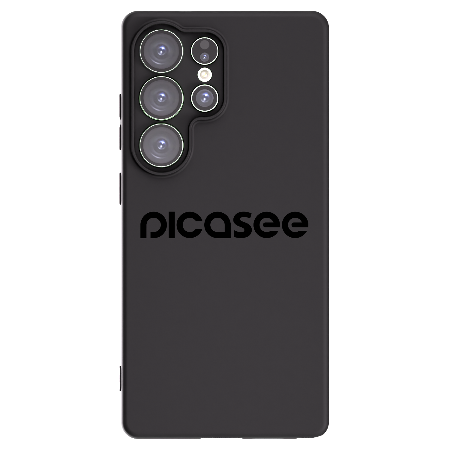 Picasee Samsung Galaxy S25 Ultra 5G Hülle - Schwarzes Silikon - Picasee - new logo - black