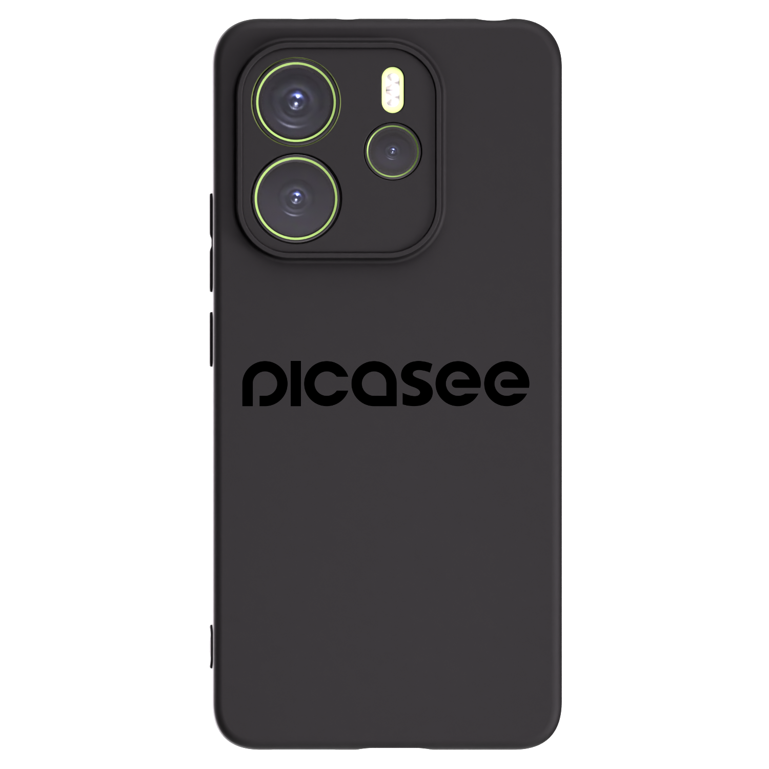 Picasee Xiaomi Redmi Note 14 4G Hülle - Schwarzes Silikon - Picasee - new logo - black