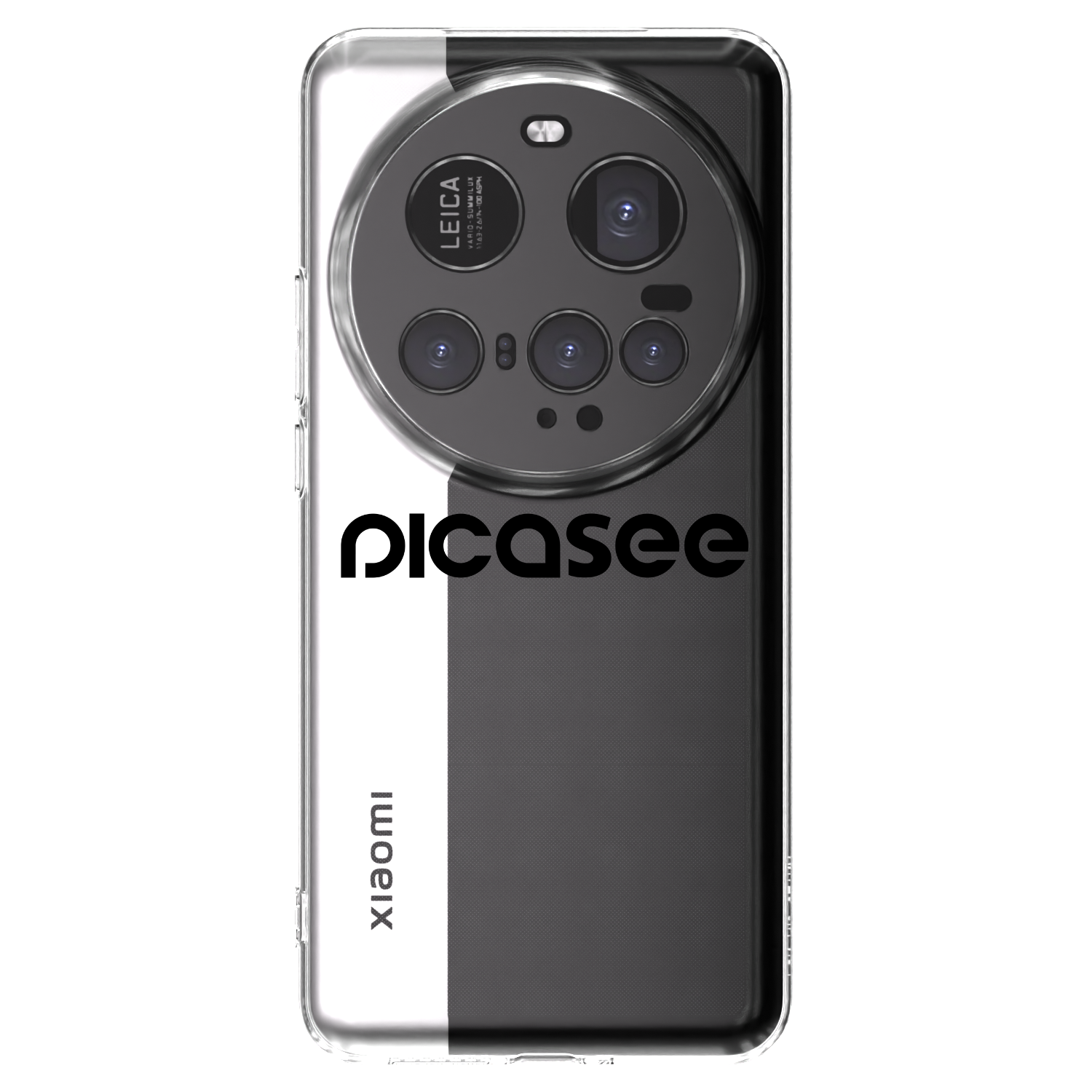 Picasee Xiaomi 15 Ultra Hülle - Transparentes Silikon - Picasee - new logo - black
