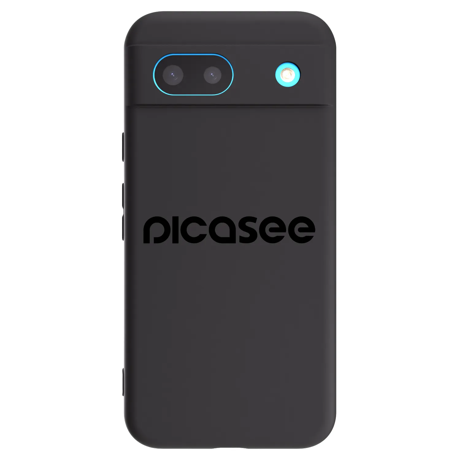 Picasee Google Pixel 8a Hülle - Schwarzes Silikon - Picasee - new logo - black