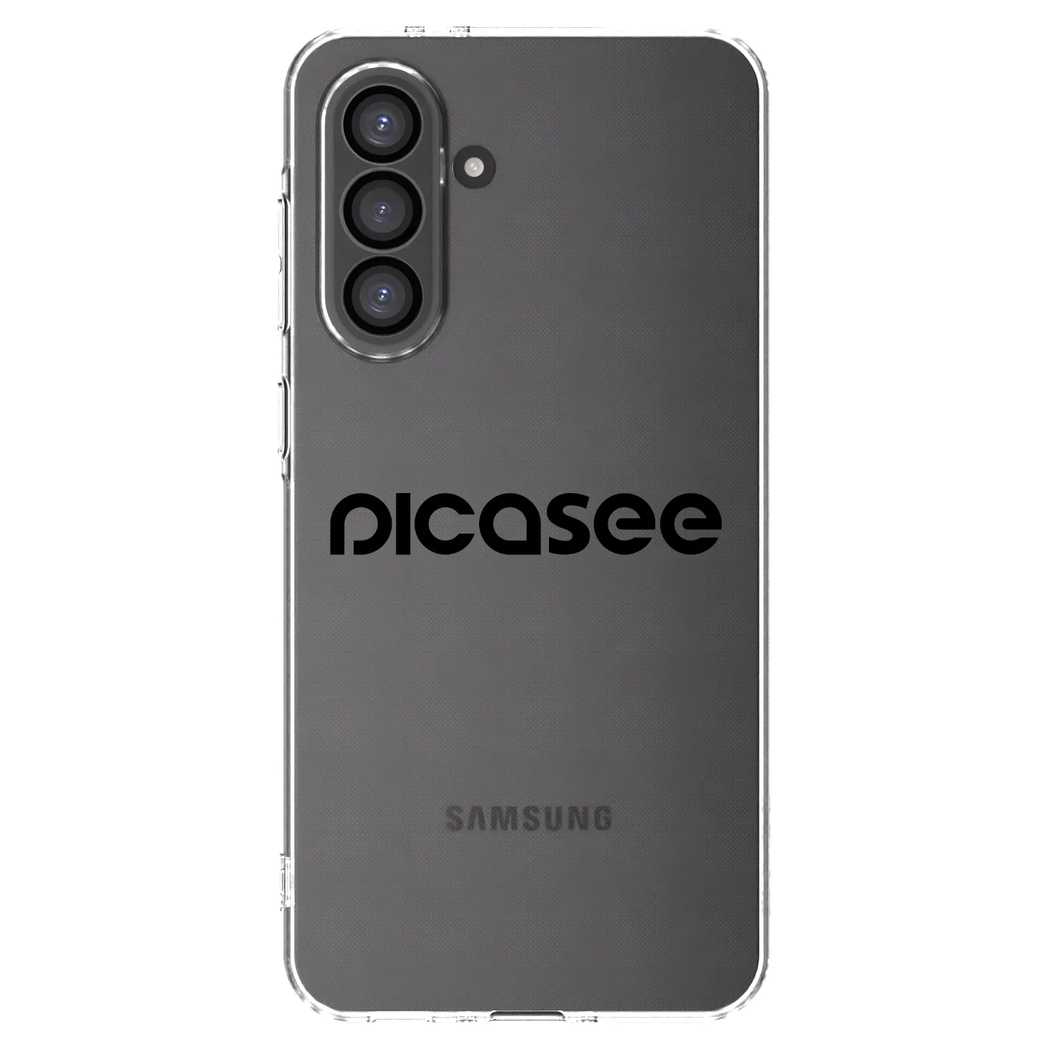 Picasee Samsung Galaxy A56 5G A566B Hülle - Transparentes Silikon - Picasee - new logo - black