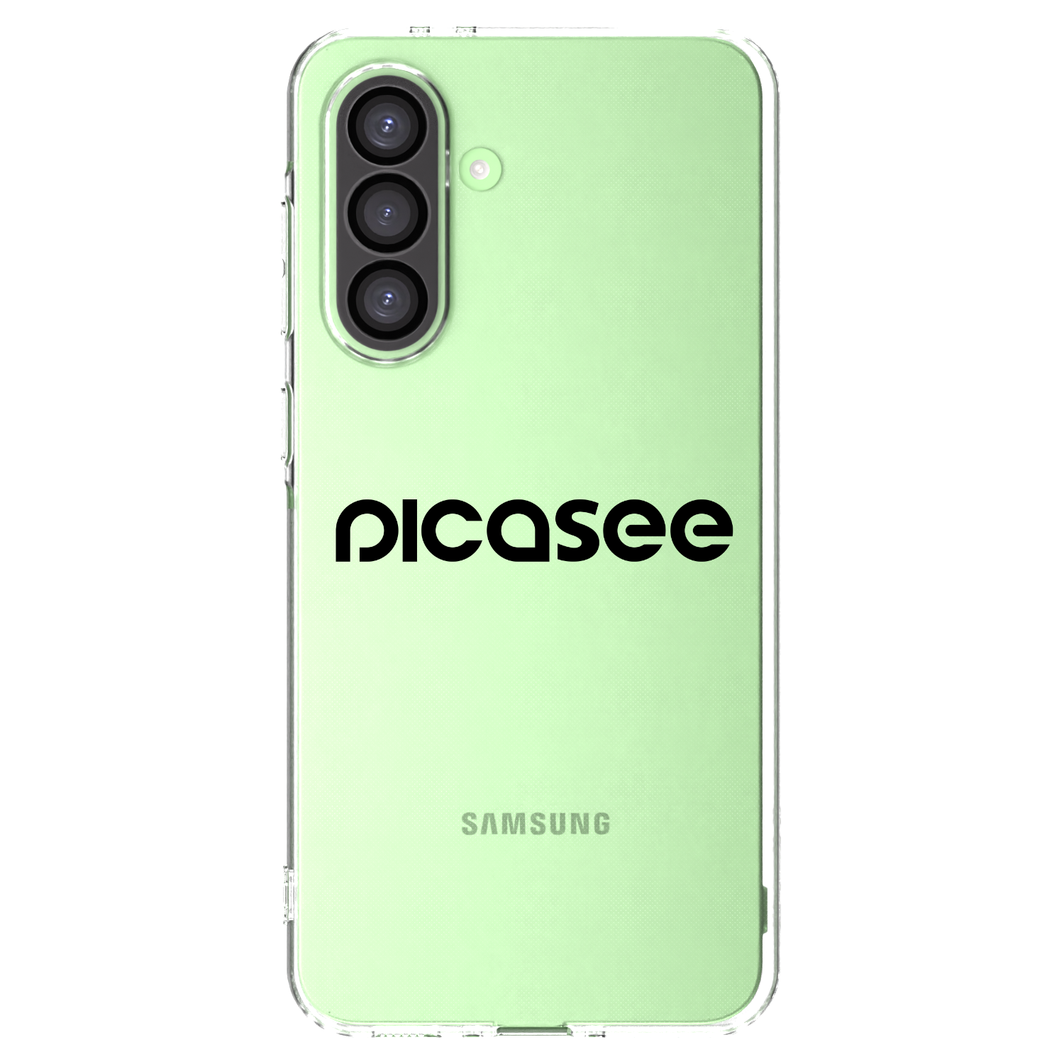 Picasee Samsung Galaxy A26 5G A266B Hülle - Transparentes Silikon - Picasee - new logo - black