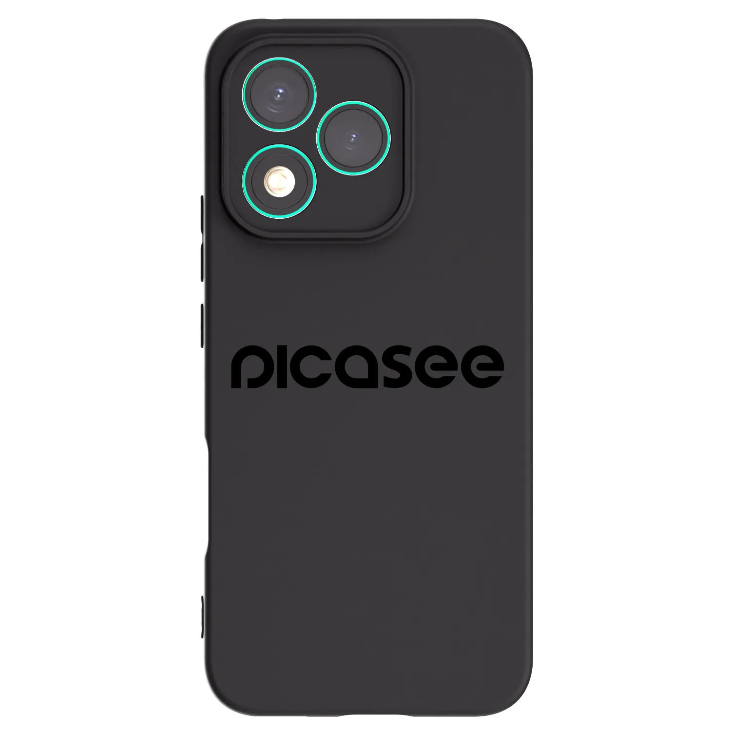 Picasee Honor 400 Lite 5G Hülle - Schwarzes Silikon - Picasee - new logo - black